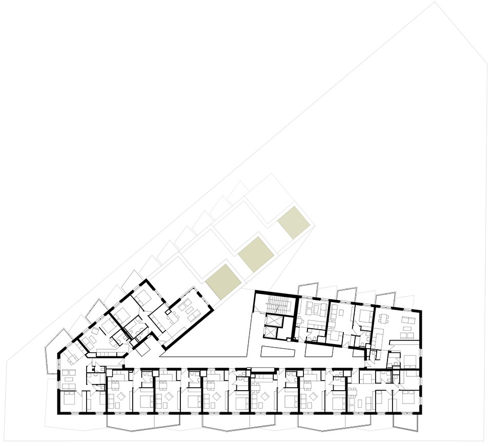 Trendo11 – 布达佩斯的阶梯式退台住宅丨匈牙利布达佩斯丨LAB5 architects-65