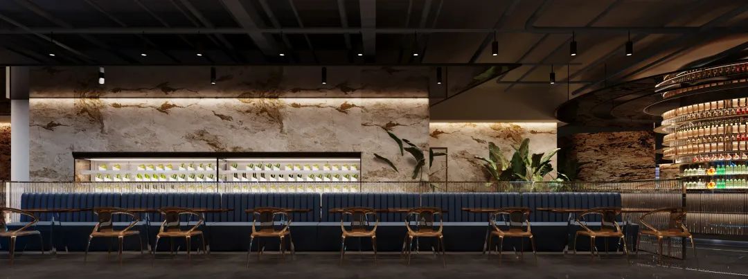 武汉自助餐厅丨中国武汉丨元束设计-9