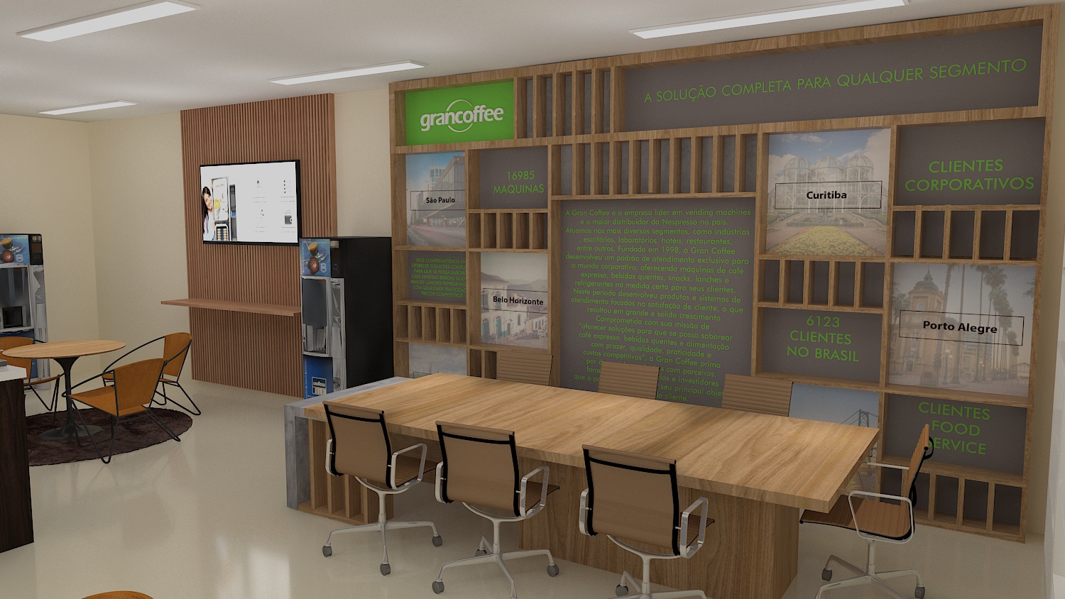 Ambientação para showroom Grancoffee-18