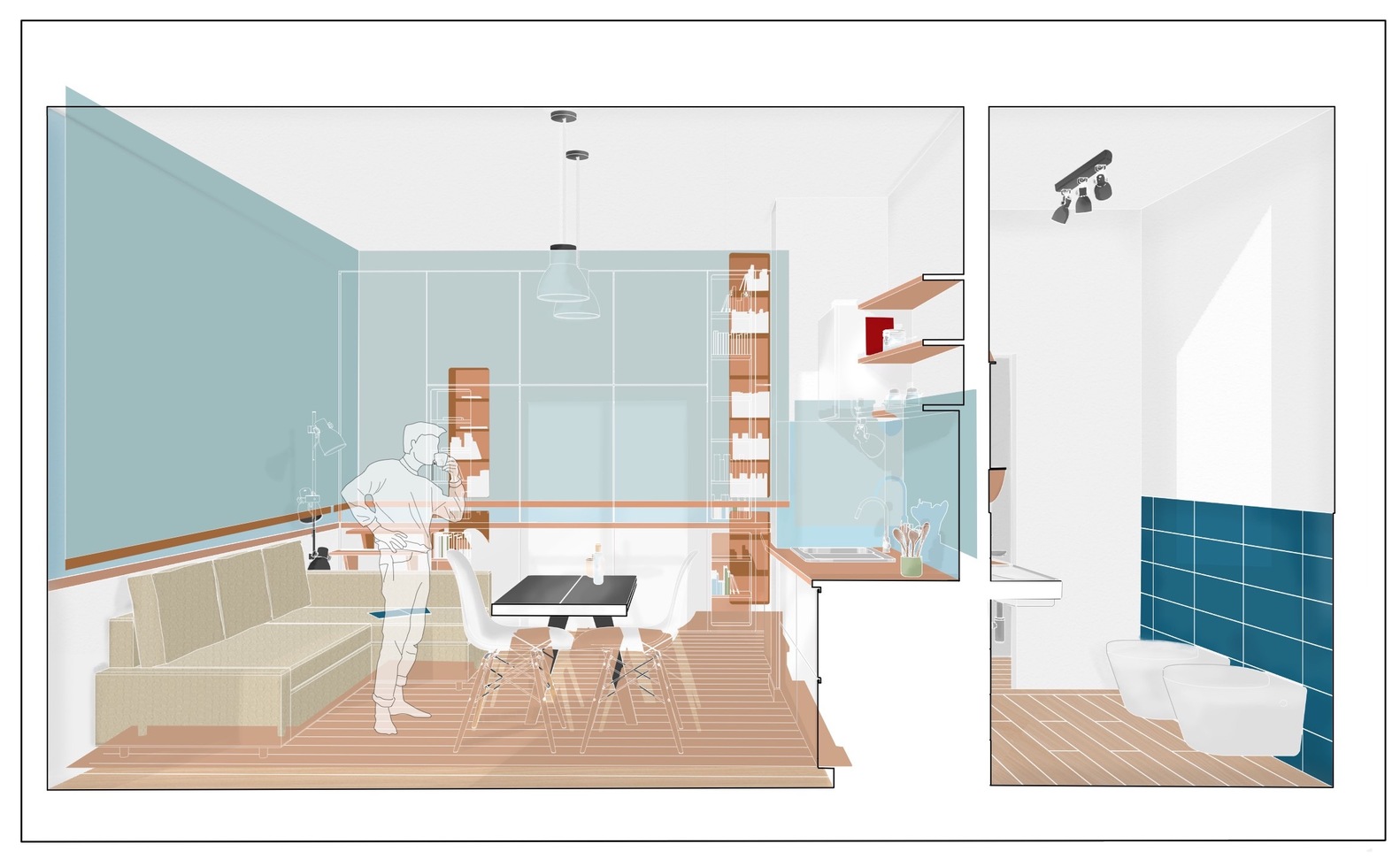 利古里亚海景公寓，航海文化融入设计-34