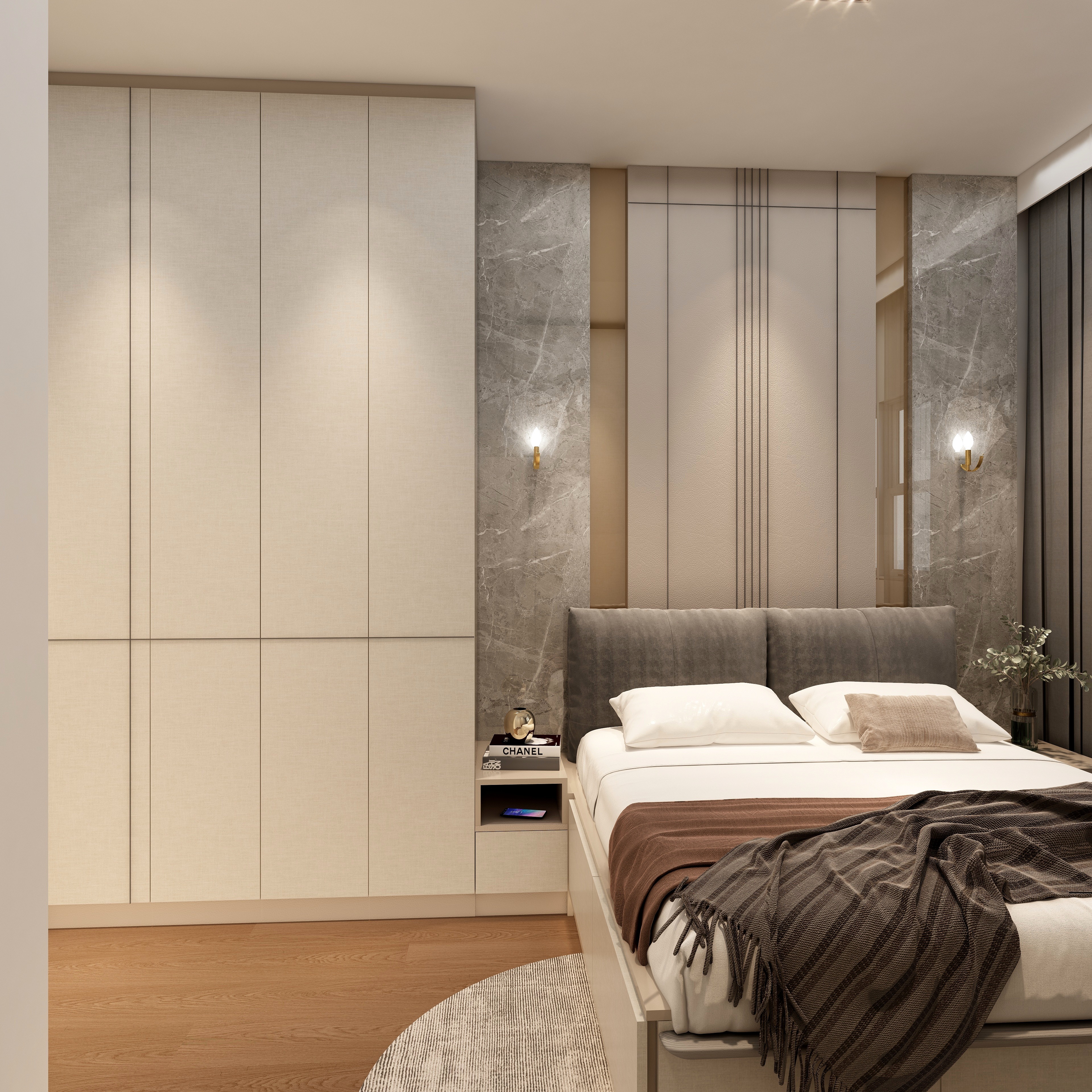 Living / Kitchen /Bedroom-6