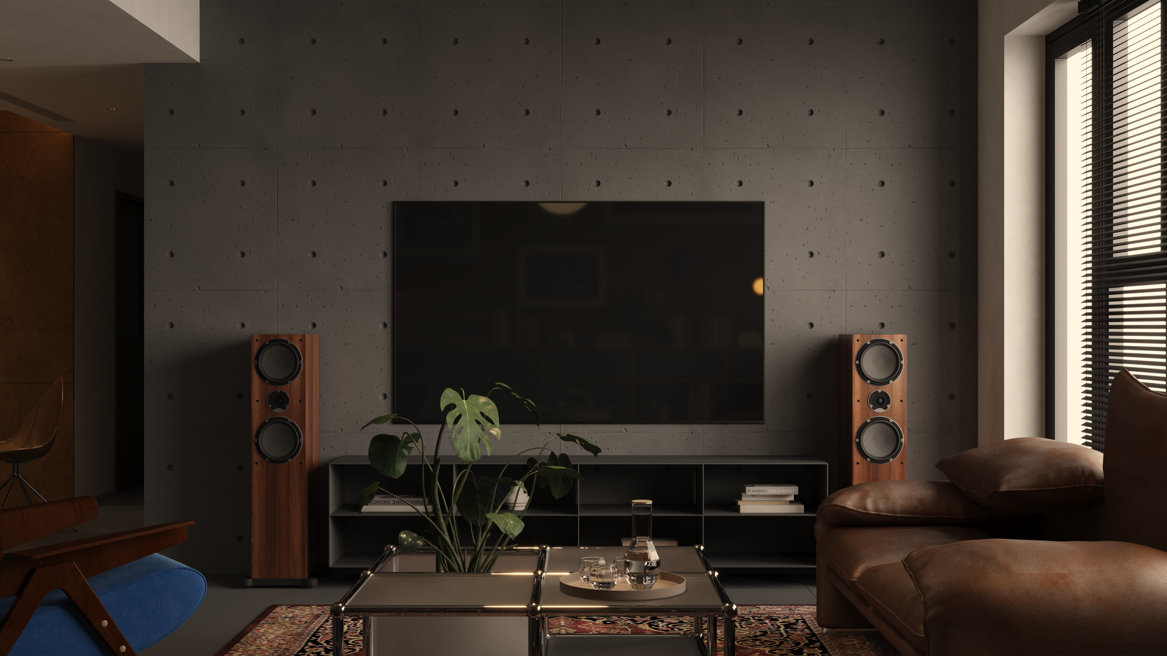 工业风男生公寓设计-9