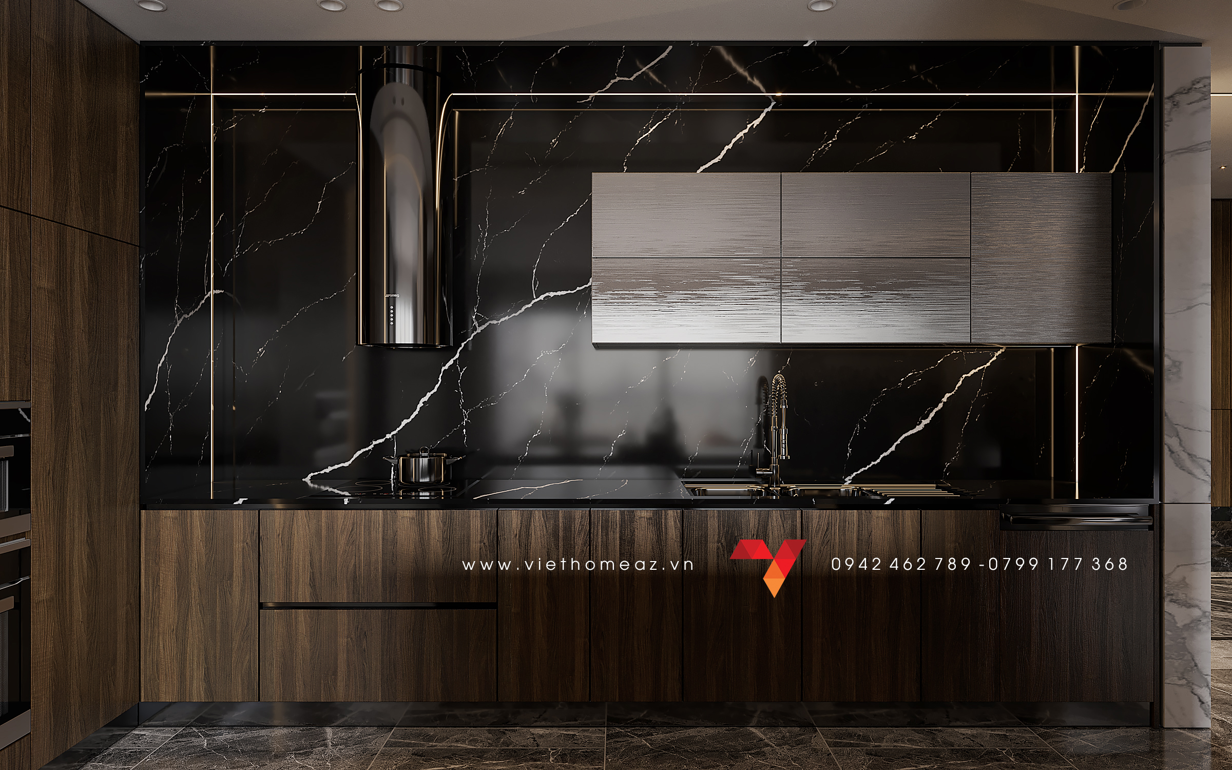 The Terra An Hung 公寓室内设计丨越南河内丨VietHome 建筑与室内设计公司-14