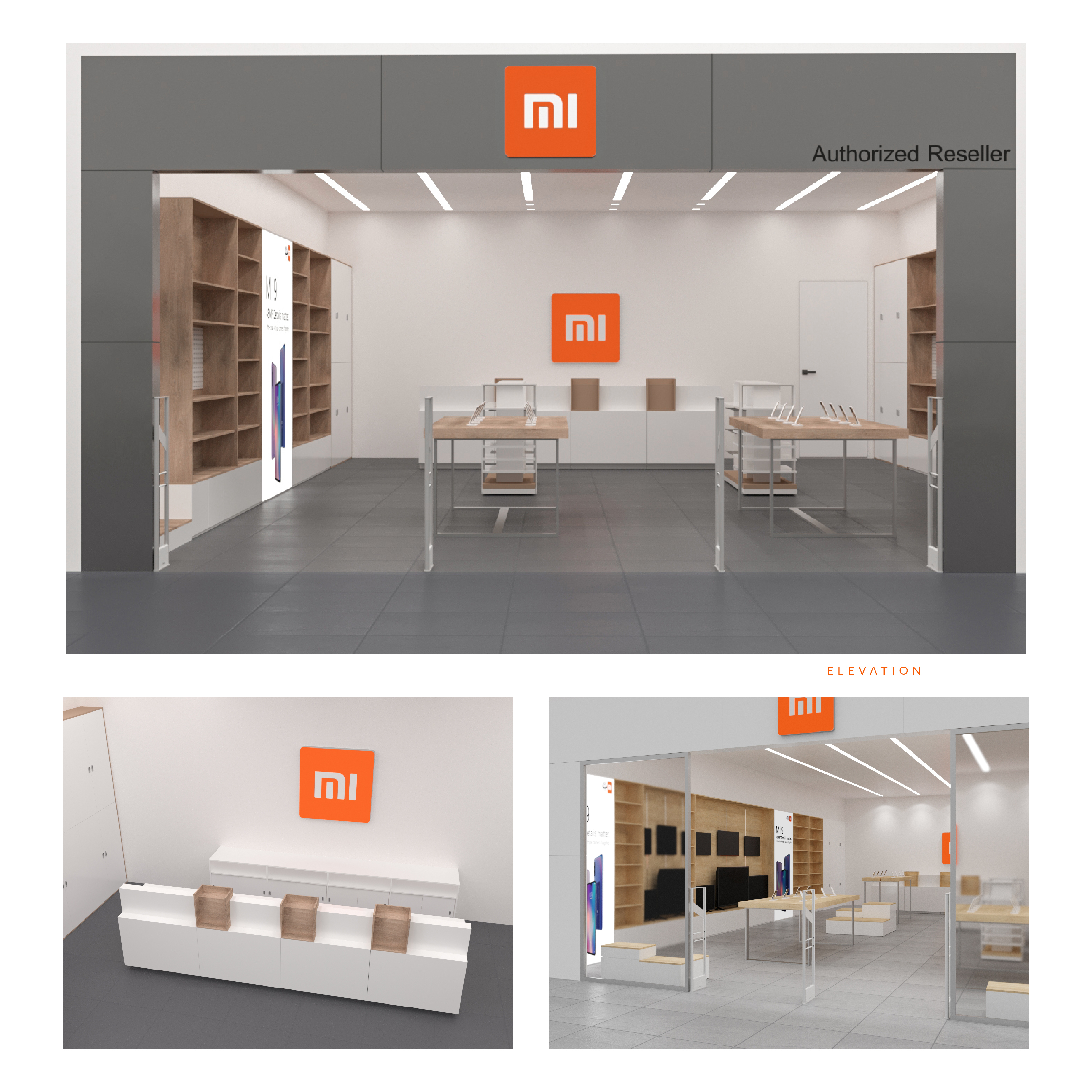 Showroom Design For Mi xiaomi in Baghdad / Iraq-7