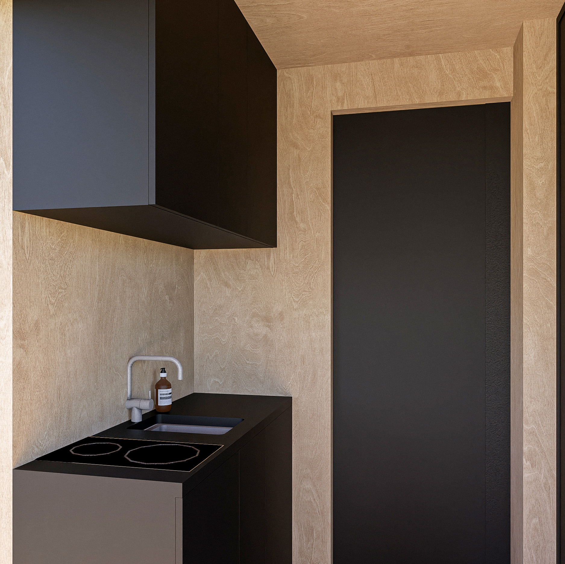 Container Cabin - Interior design-5