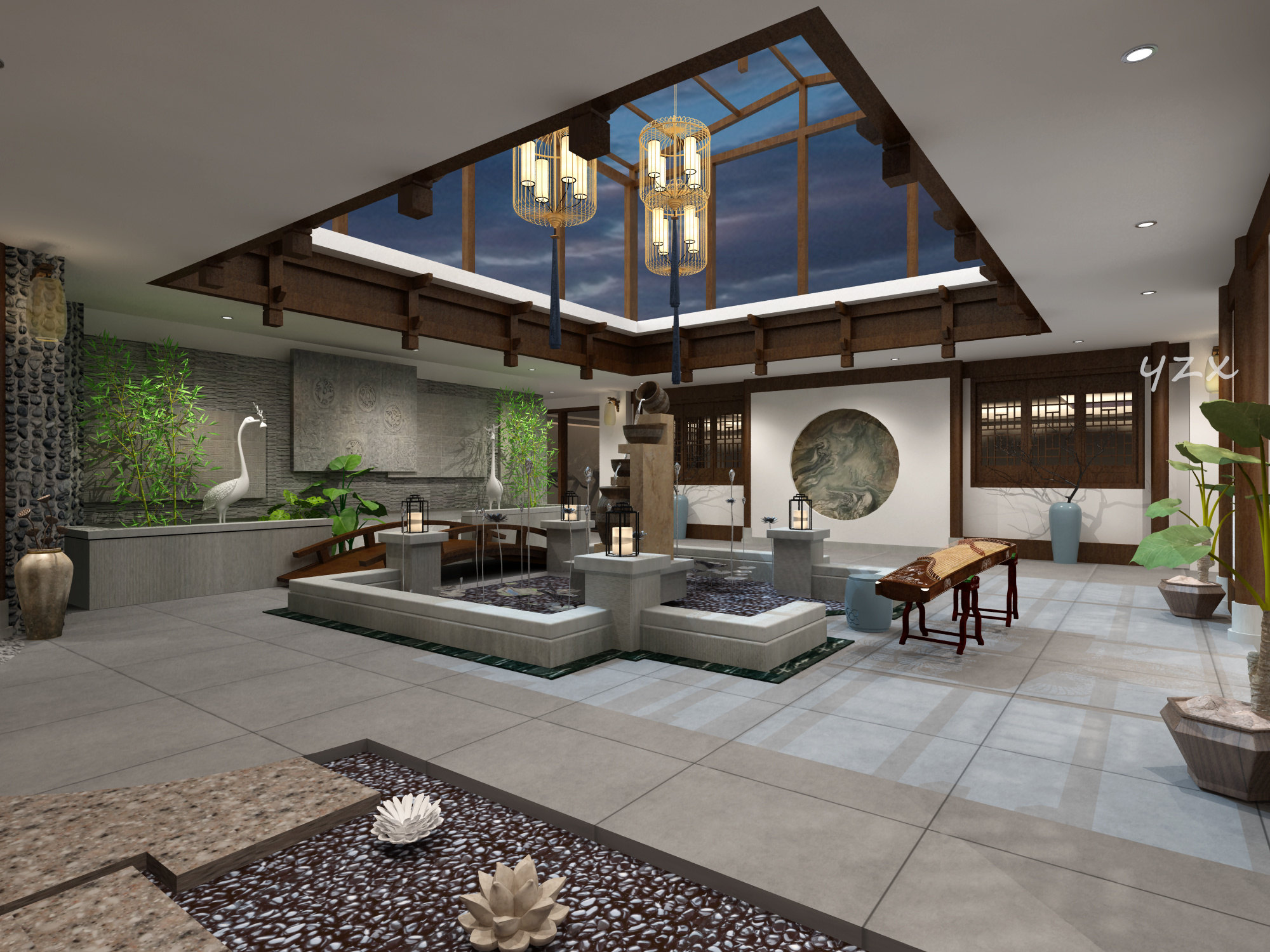 新中式会所|不喧哗，自有声-3