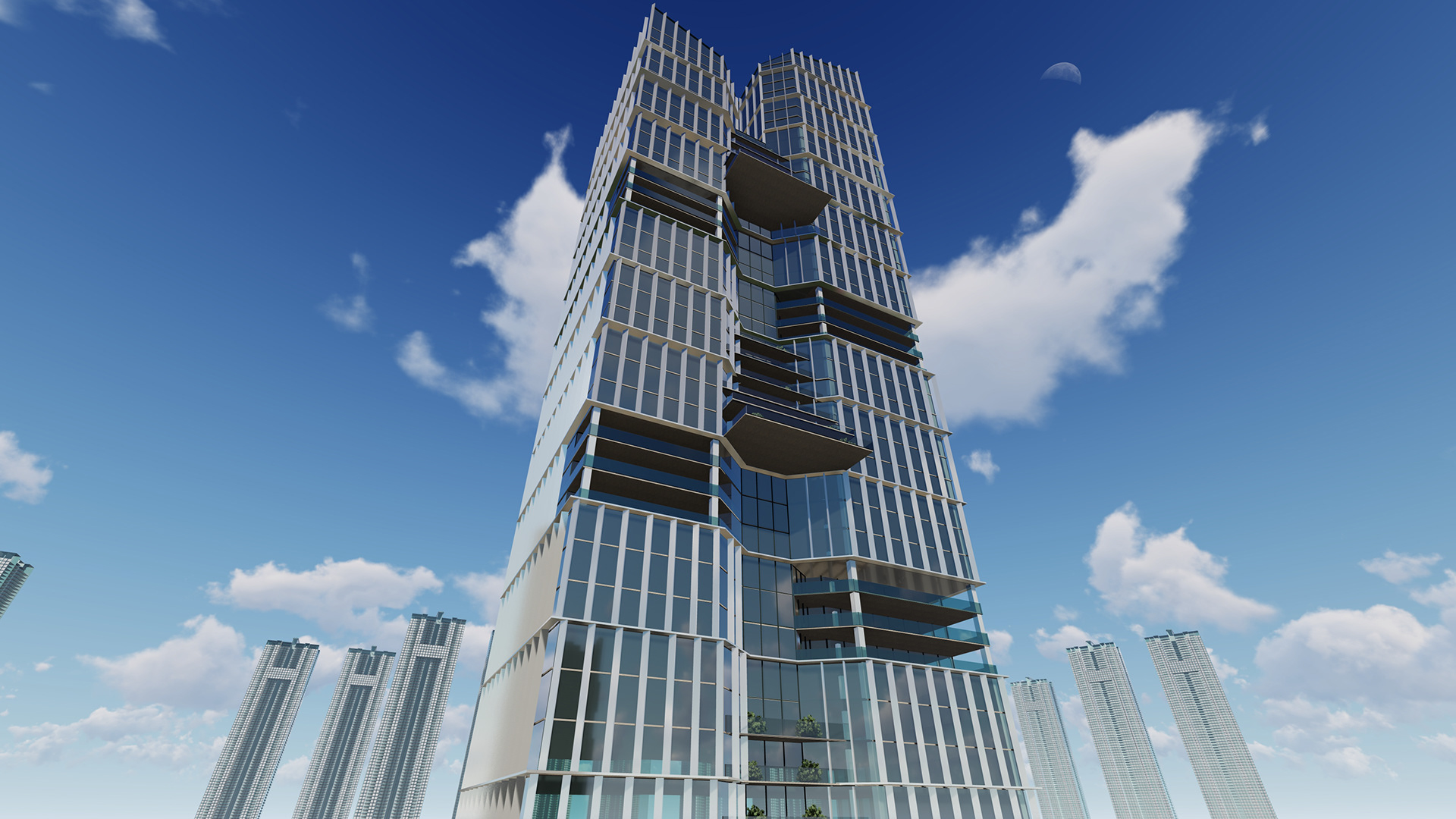 双子塔丨埃及丨开罗大学工程建筑系-11