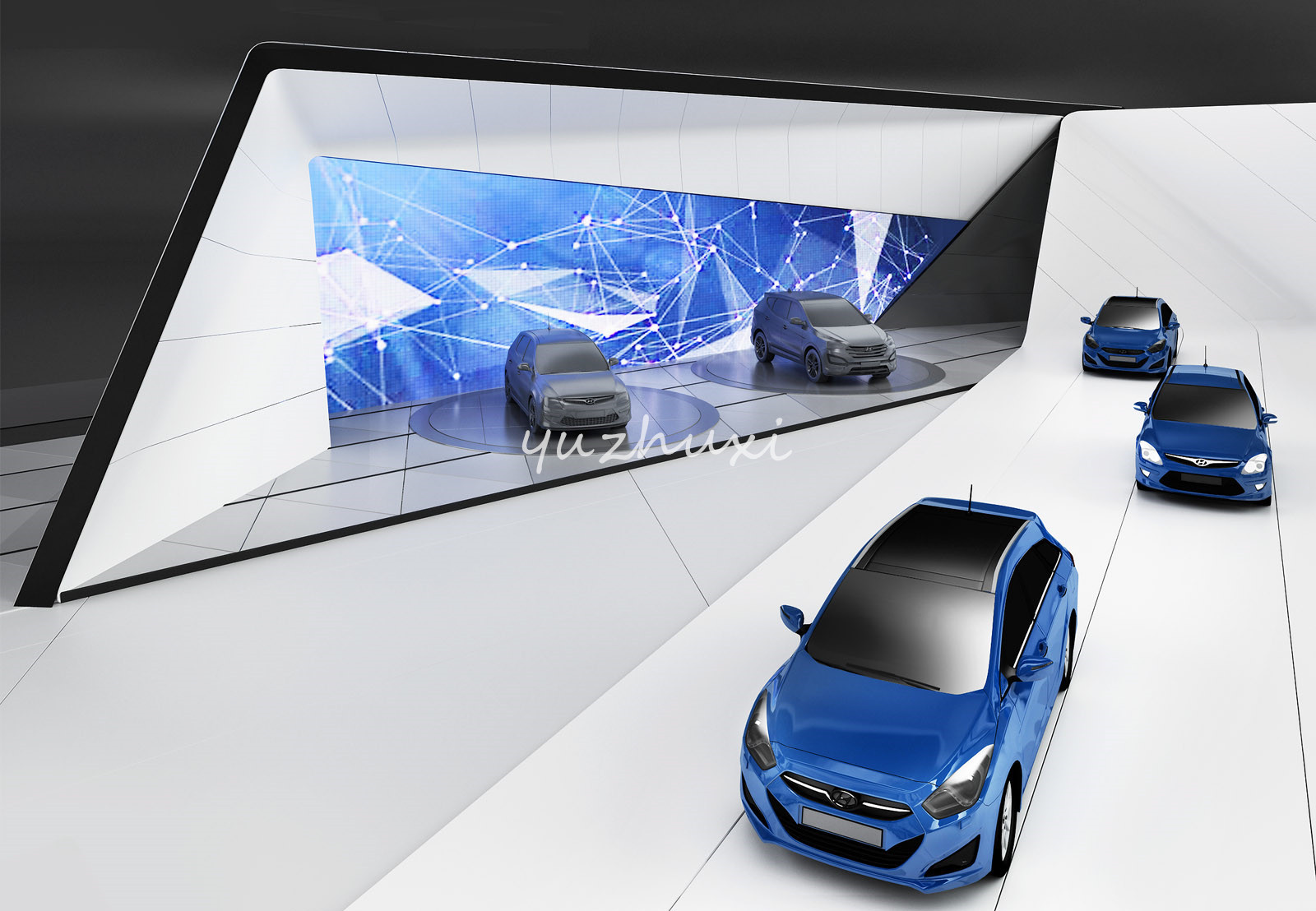 汽车展厅设计案例-2