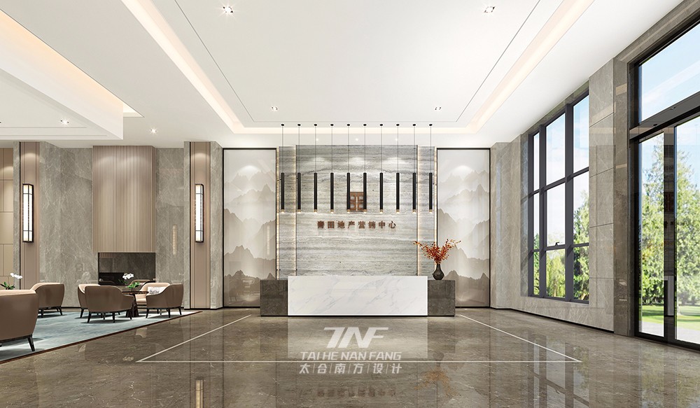 河北青田地产售楼处设计-7