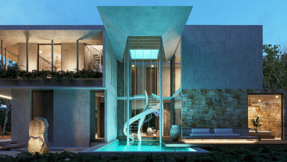 墨西哥图卢姆海滩豪华丛林别墅丨Zepto-9