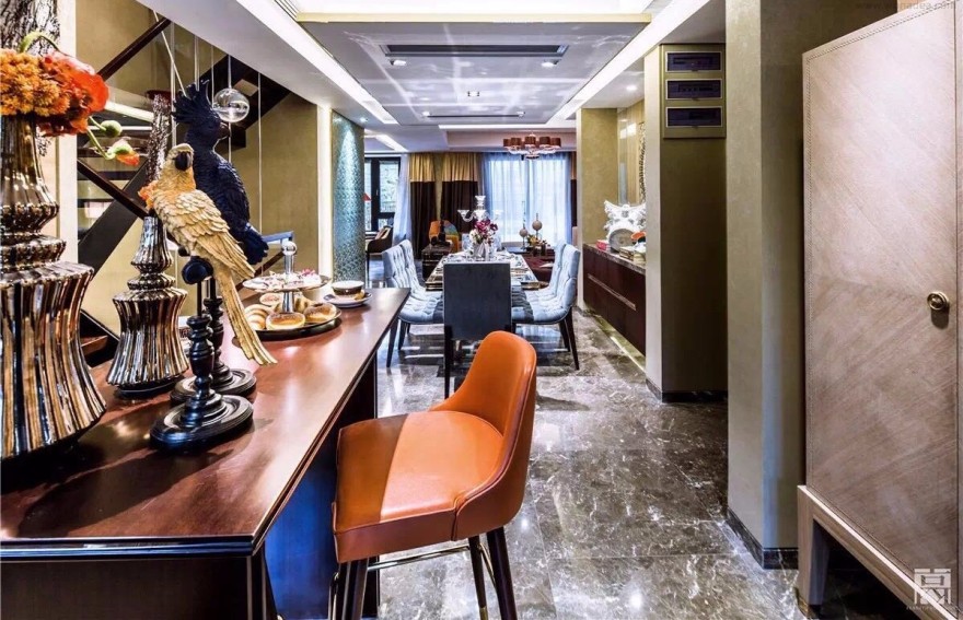 240㎡南京五矿样板房设计 高文安设计公司-25