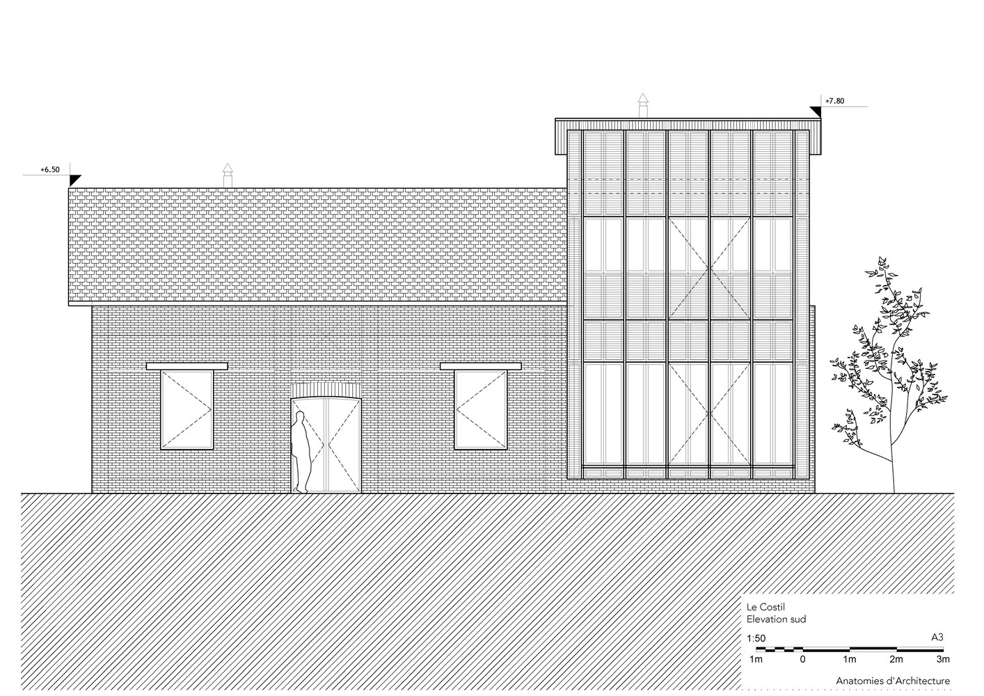 法国诺曼底"Le Costil"生态住宅丨Anatomies d’Architecture-32