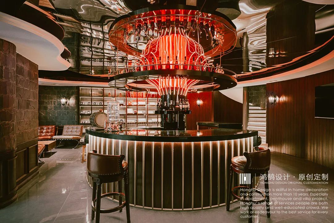 懿茄·青果巷的重金属雪茄清吧丨鸿鹄设计-5