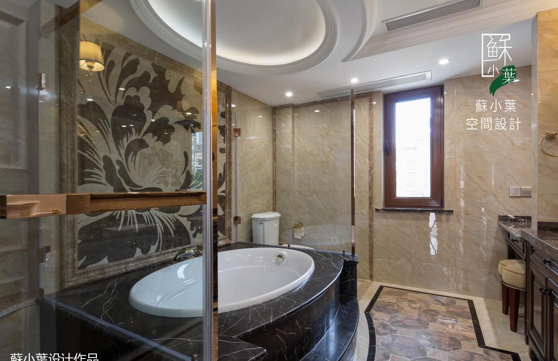 美式奢华空间,旋转楼梯与多元儿童房设计-18