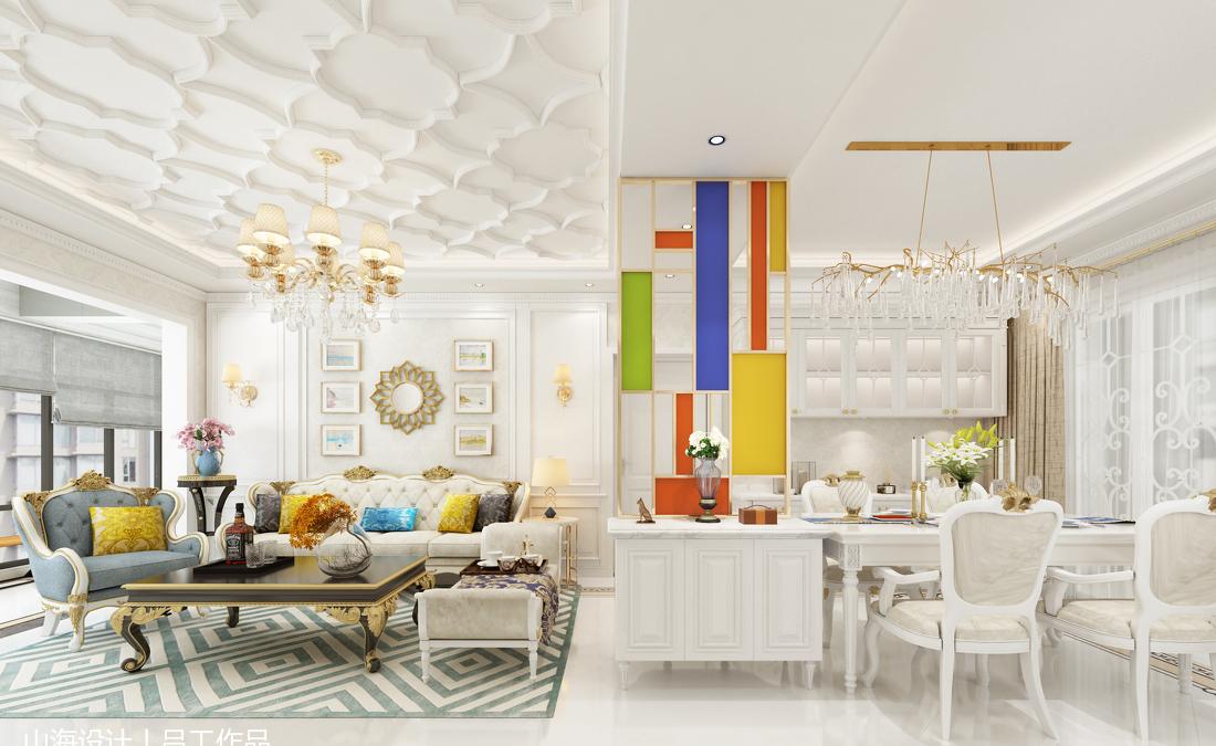 吕工欧法混搭，51 平旧房翻新惊艳变身-2