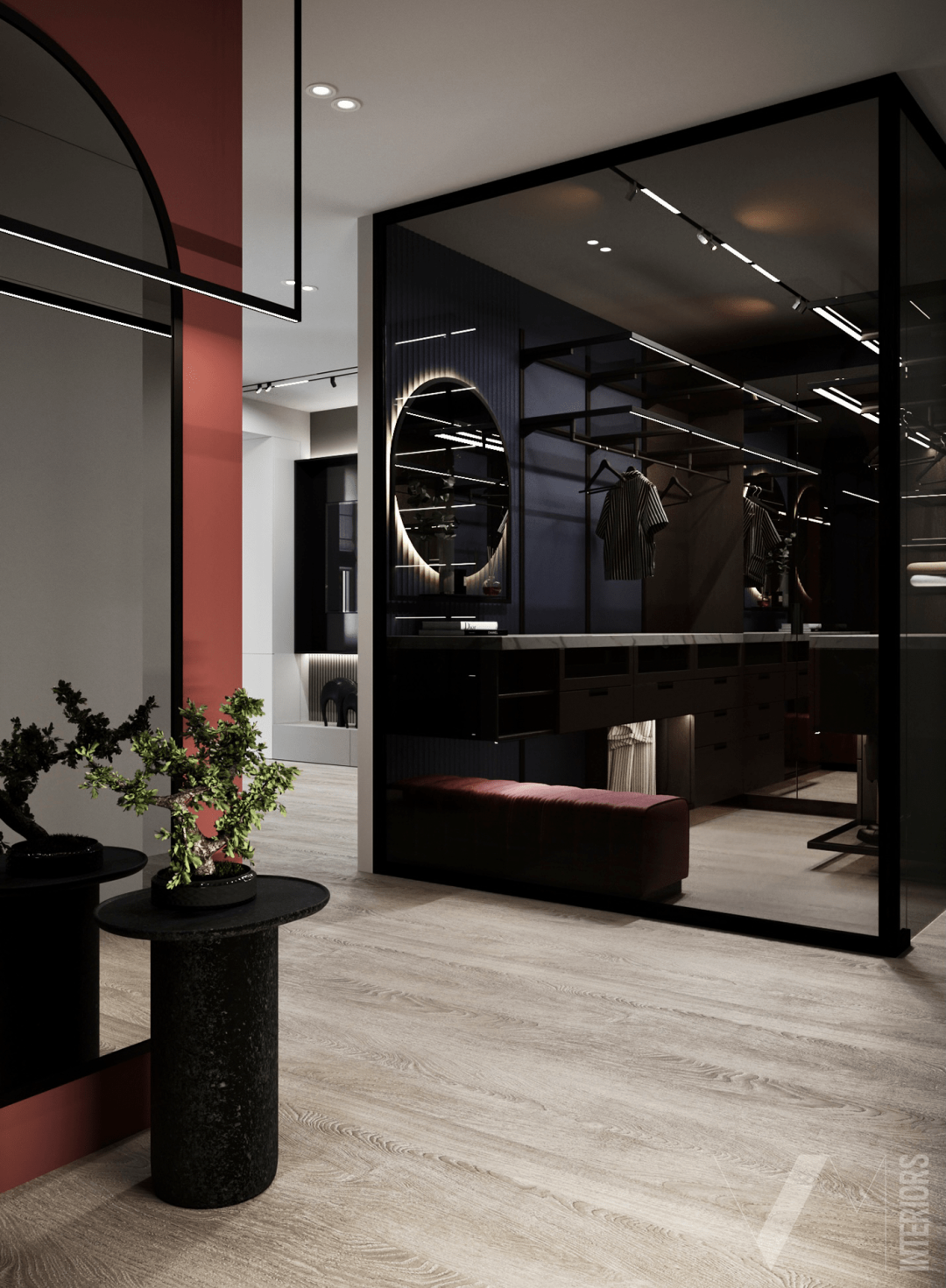 复古色调公寓设计丨意大利室内设计师 Valeria Mahu-16