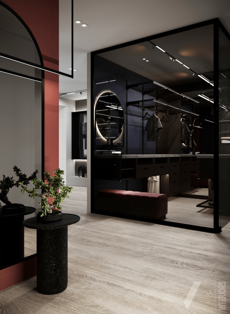 复古色调公寓设计丨意大利室内设计师 Valeria Mahu-16