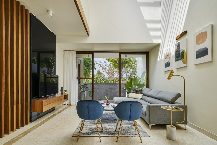 印度Framed住宅设计丨印度班加罗尔丨Crest Architecture-19