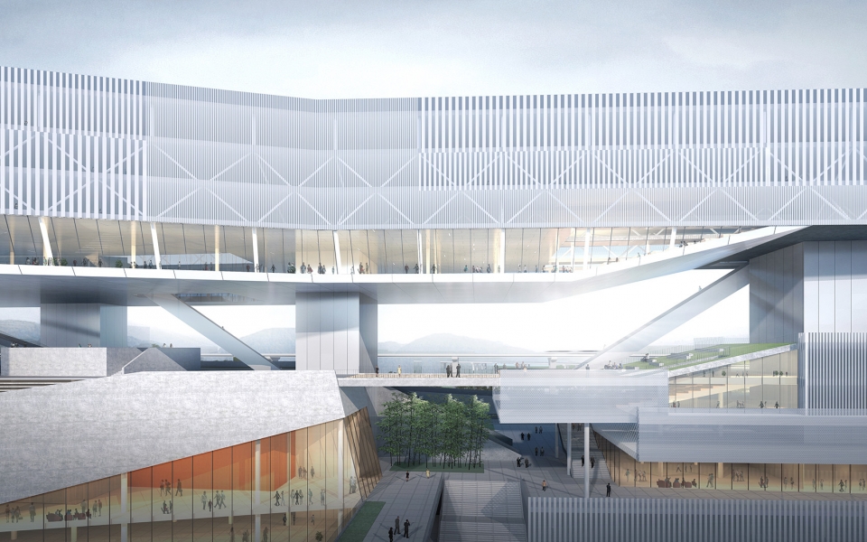 大浪文体中心中标方案 · 立方设计打造城市新地标-43