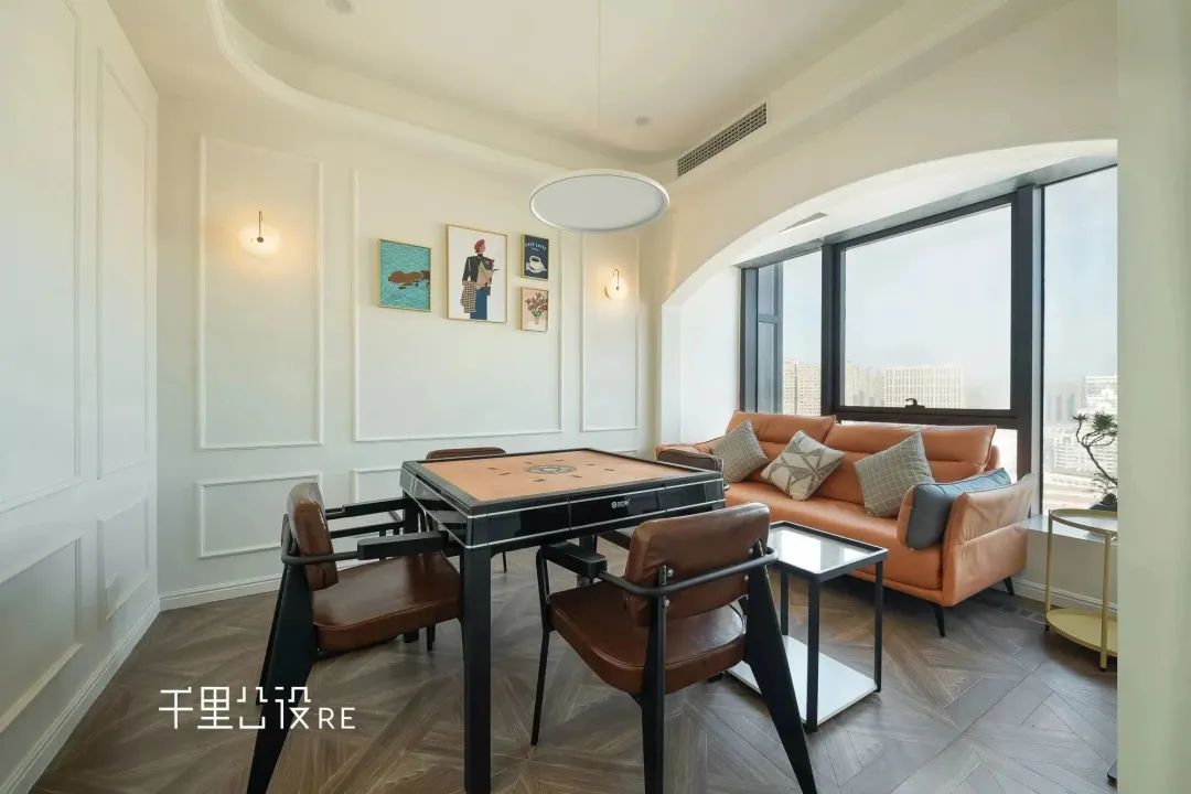 运河天地 200㎡美式复古棋牌室丨千里公设·张秀-42