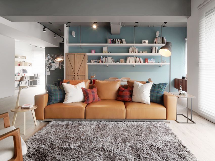 台中 40 坪工业北欧混搭风新婚宅，打造自然采光与个性空间-3