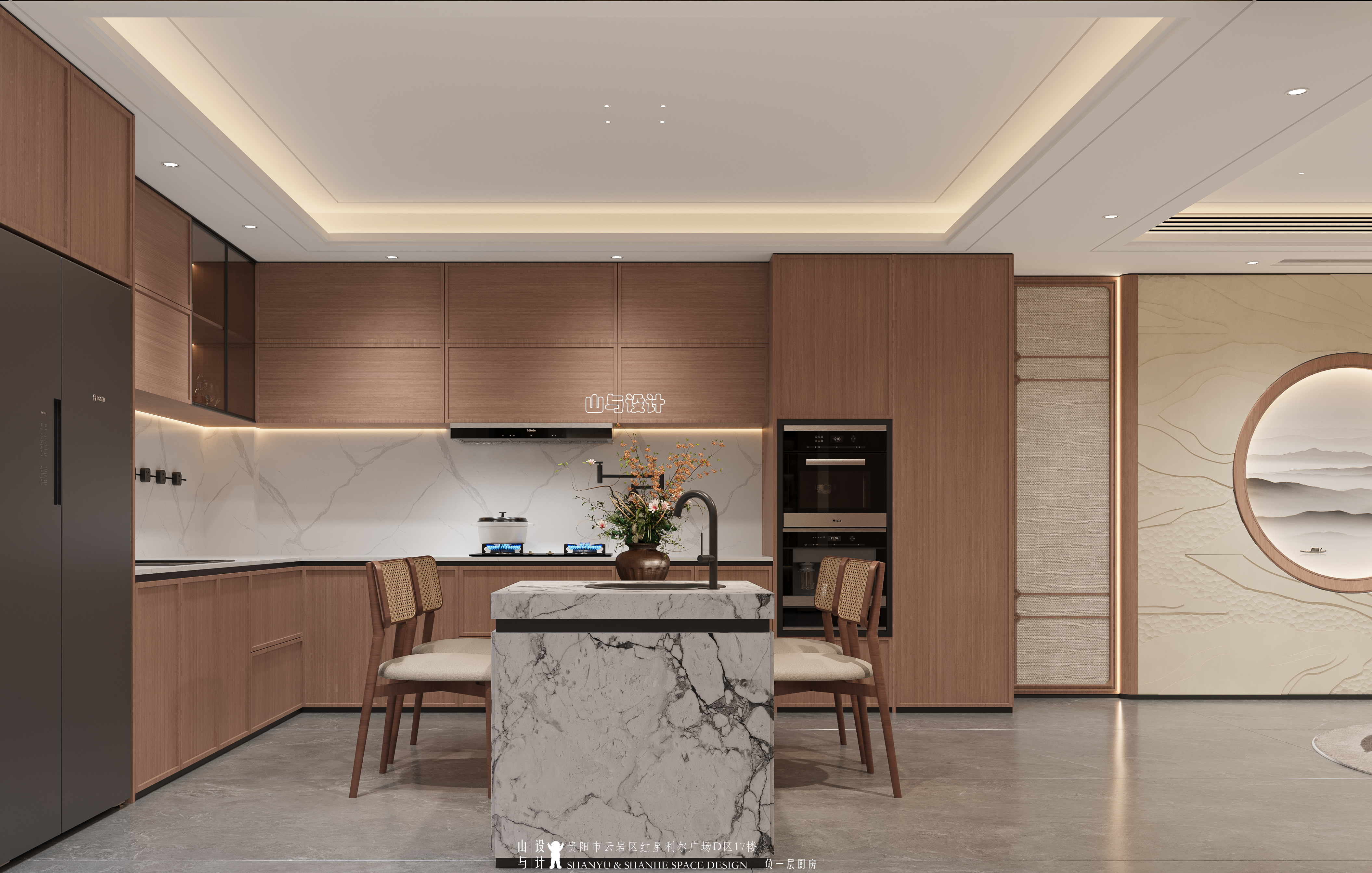 舜山府宋代中式别墅效果图-16