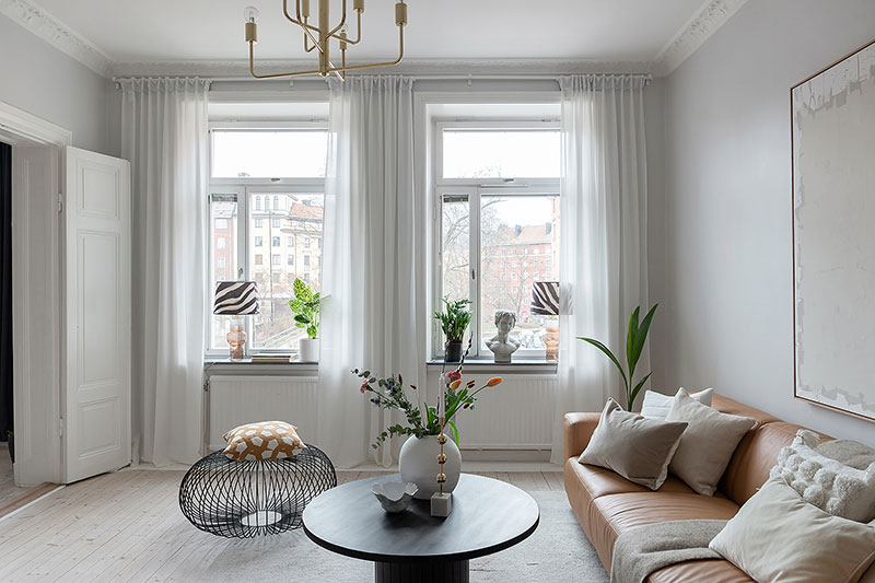 斯德哥尔摩时尚北欧公寓设计-5