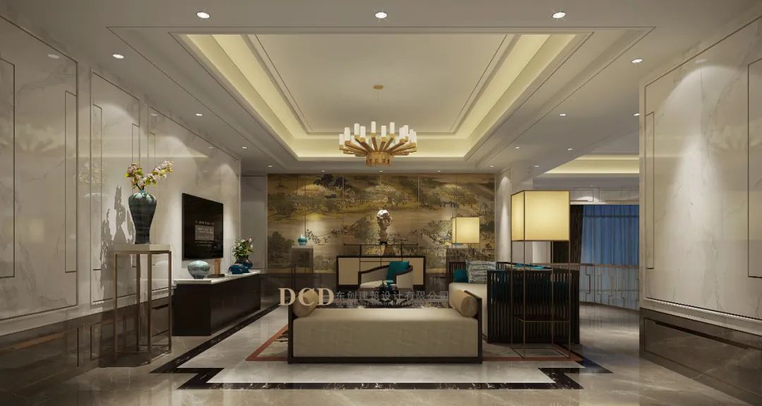 广东佛山九江别墅 | 新中式雅致空间,归家期待的美好呈现-55