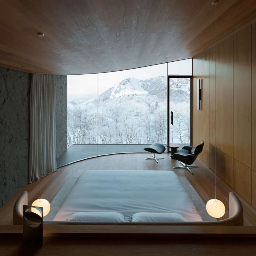 北海道之巅,与雪山共舞:这栋滑雪别墅重新定义了山居美学-26