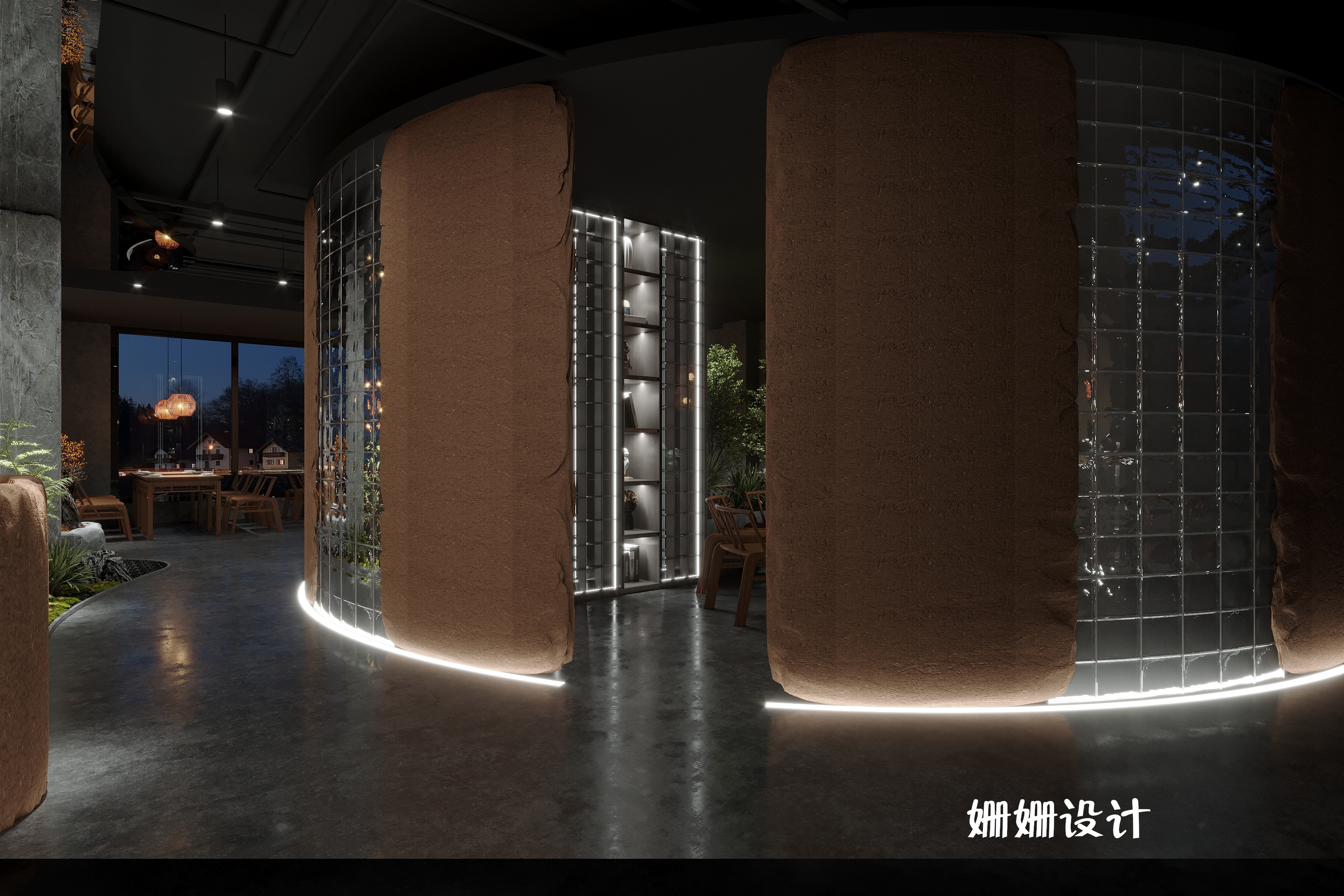 羊先生高端餐厅--餐饮空间-11