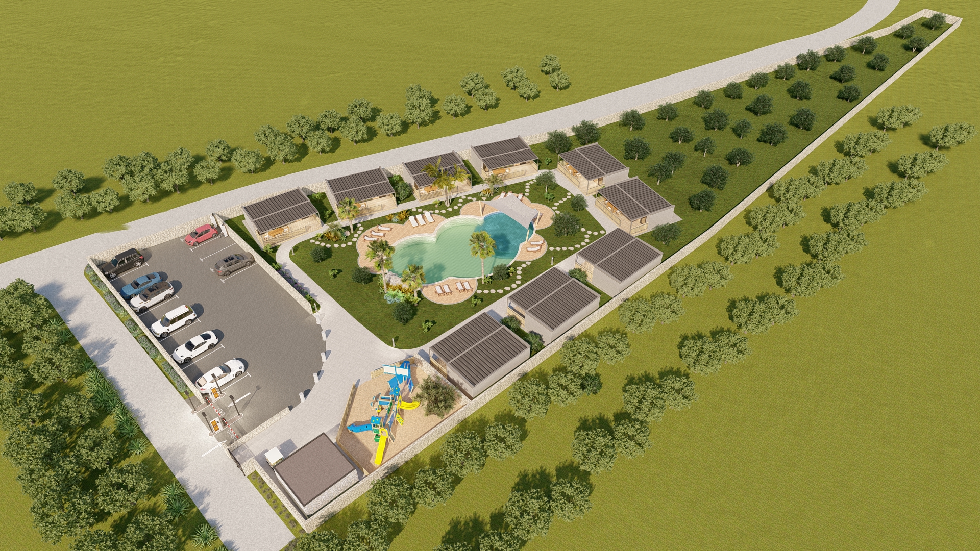 Camping site Istria/Croatia-MASTER PLAN/Concept-13