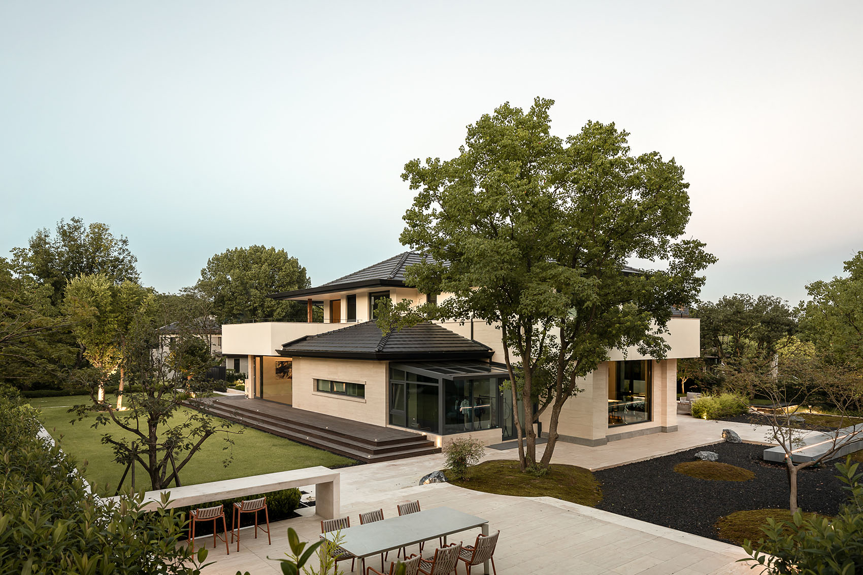 西湖高尔夫别墅丨中国杭州丨杭州时上建筑空间设计事务所&杭州玖鹿景观设计-6