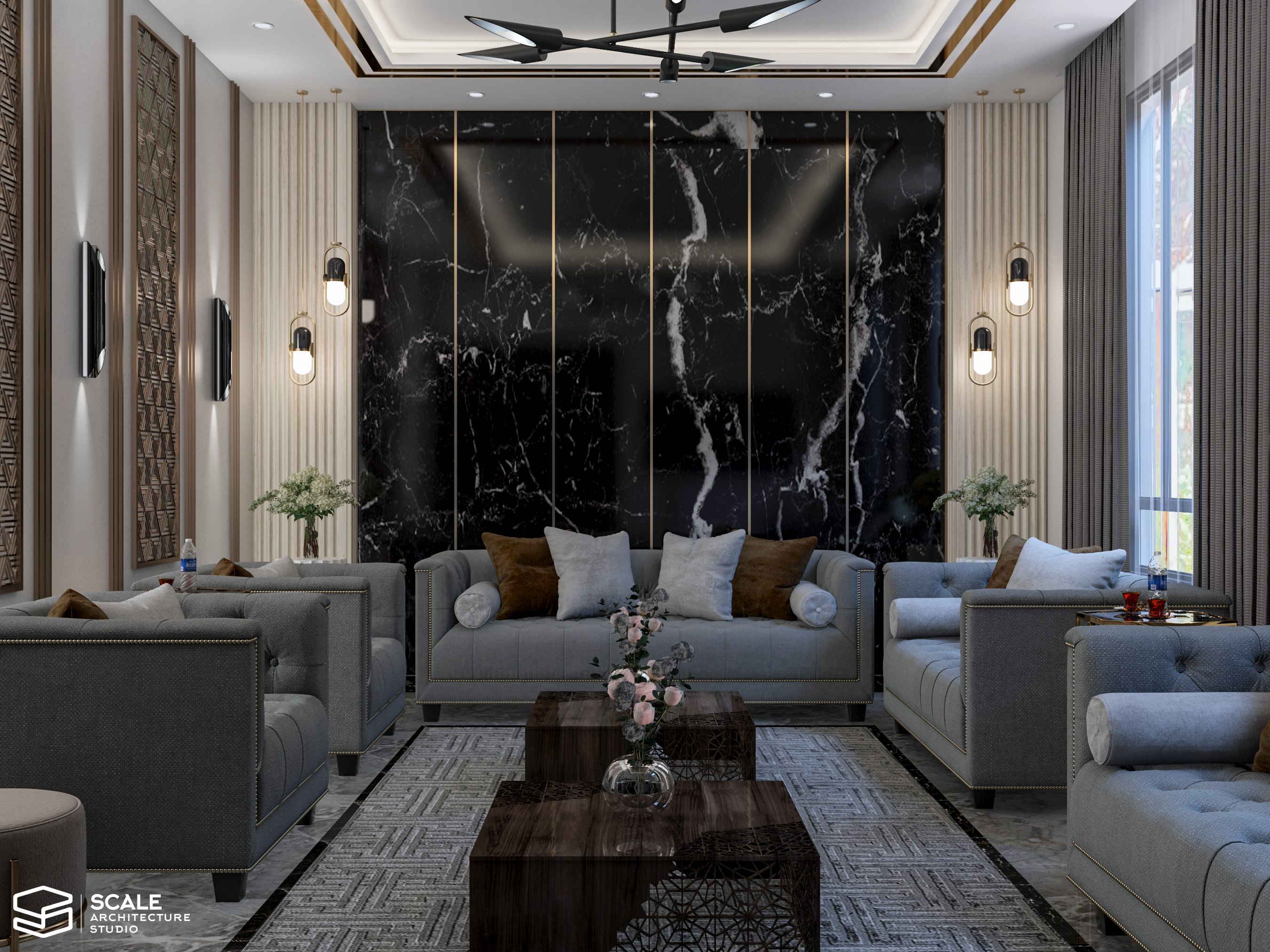 男士 Majlis（如果Majlis是特定术语，且你不确定其准确的中文意思，建议你进一步明确其含义）丨Scale architecture studio-2