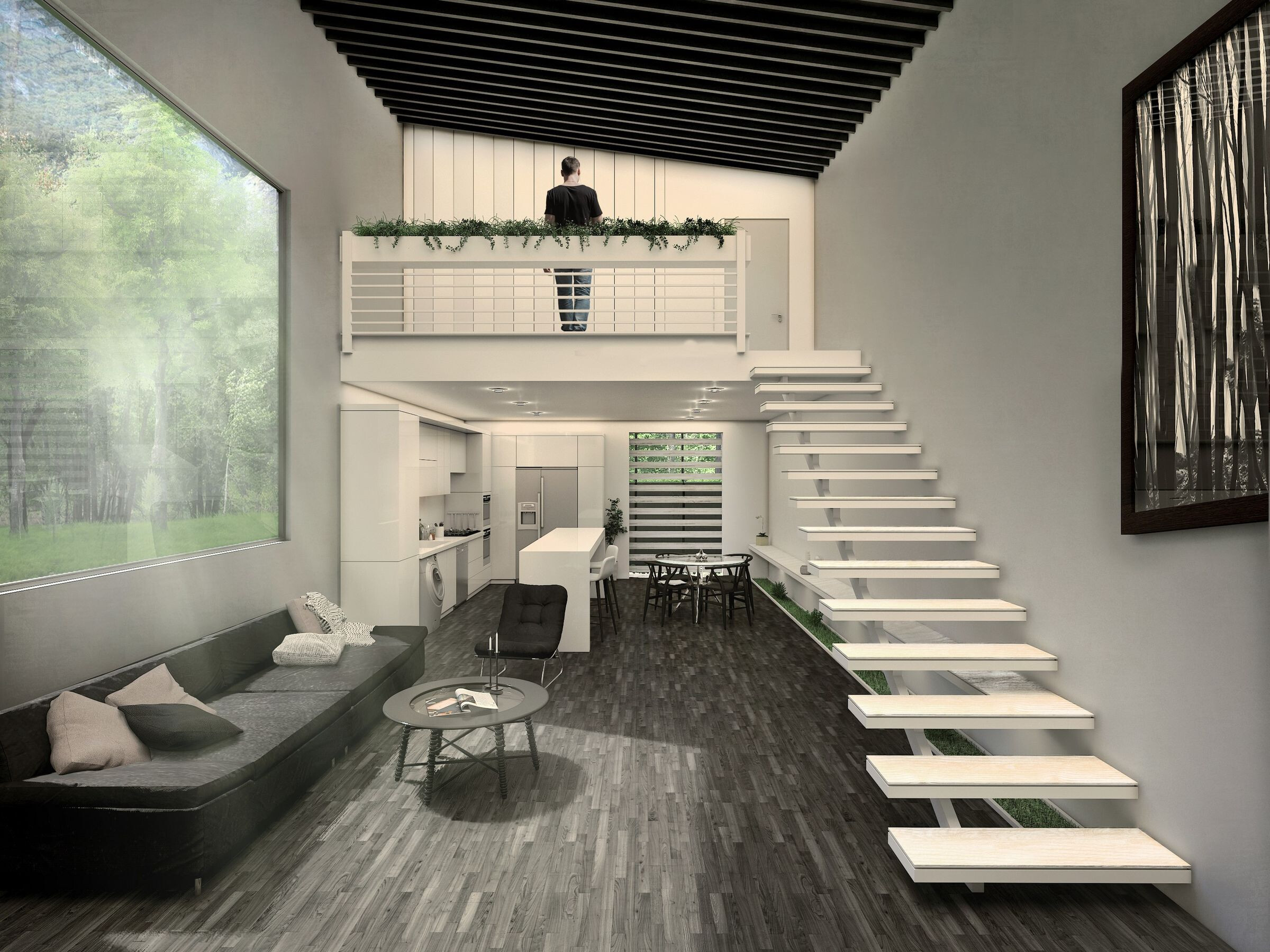 三角形的独立别墅 · Heram Architects 的绿色温室设计-40