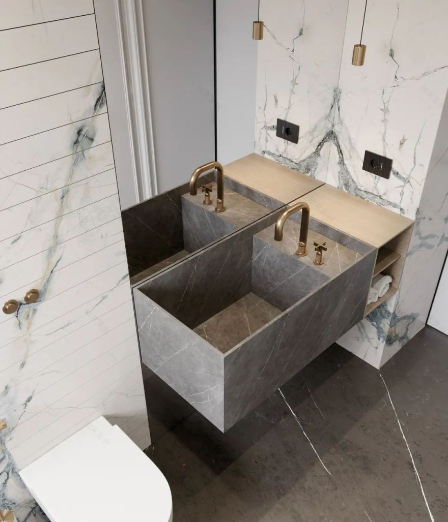 巴塞罗那现代轻法式住宅丨西班牙巴塞罗那丨Alex Tolkachev-66