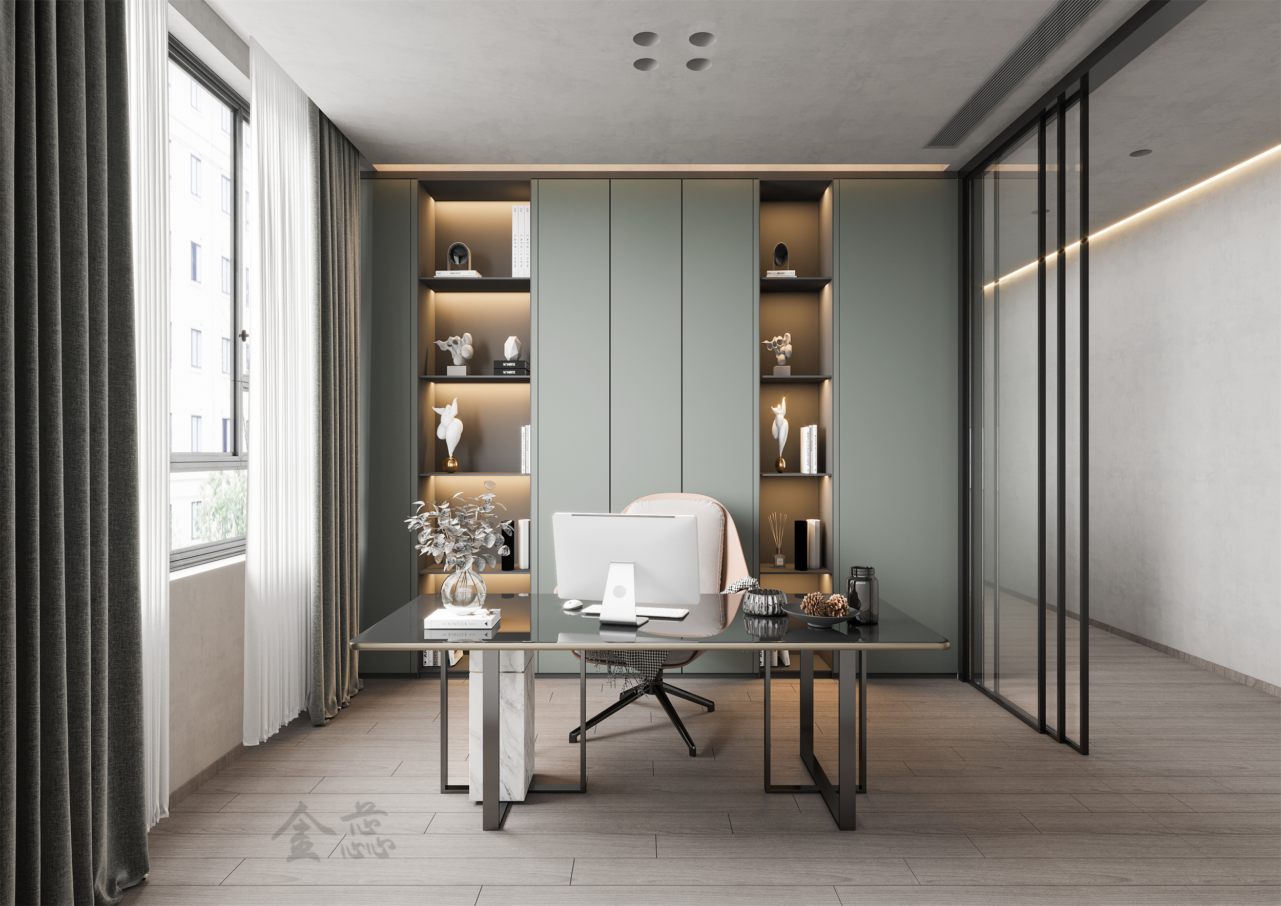 现代东方美学平层设计-12