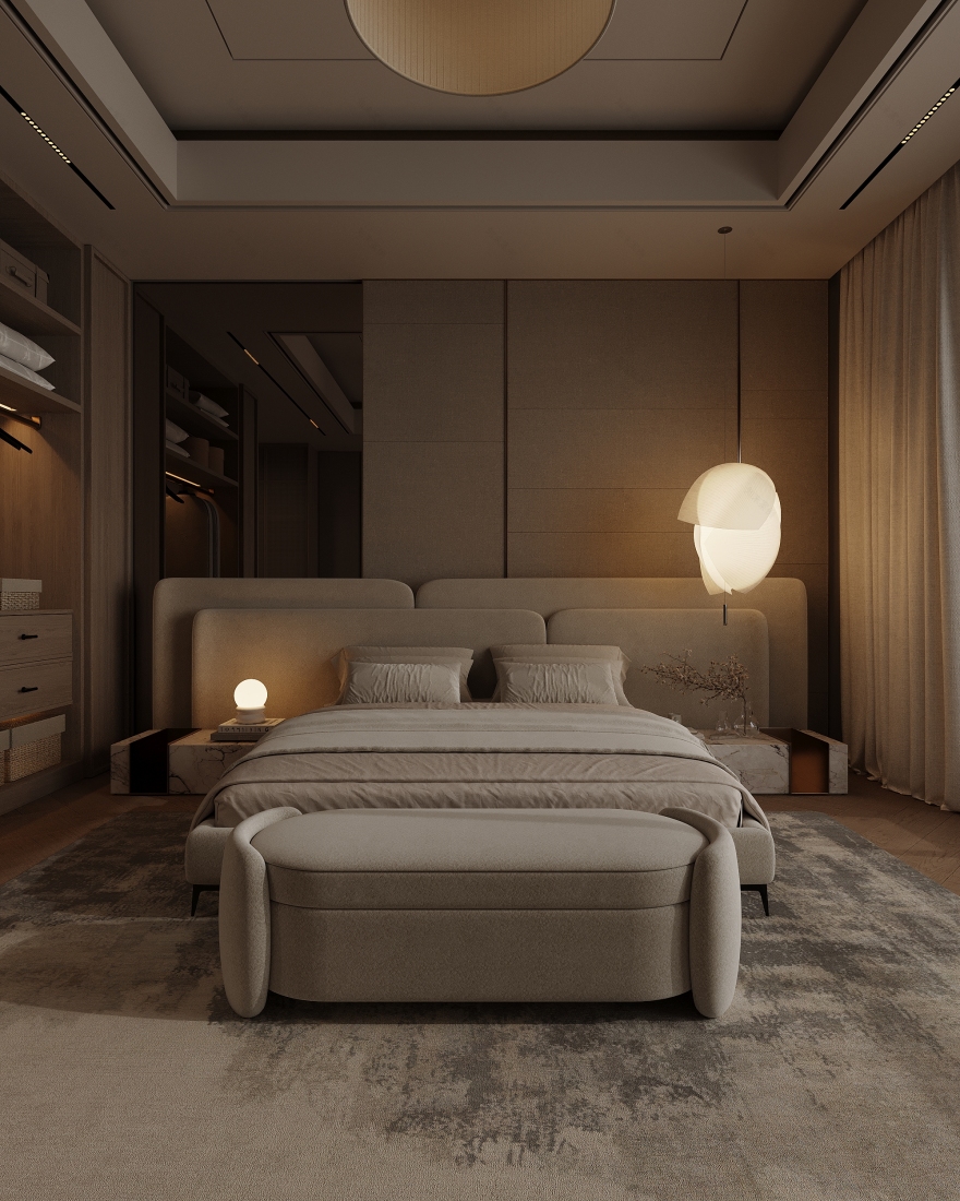 MASTERBEDROOM IN MANAMA(麦纳麦主卧室)丨巴林麦纳麦丨MI CREATIVE-10