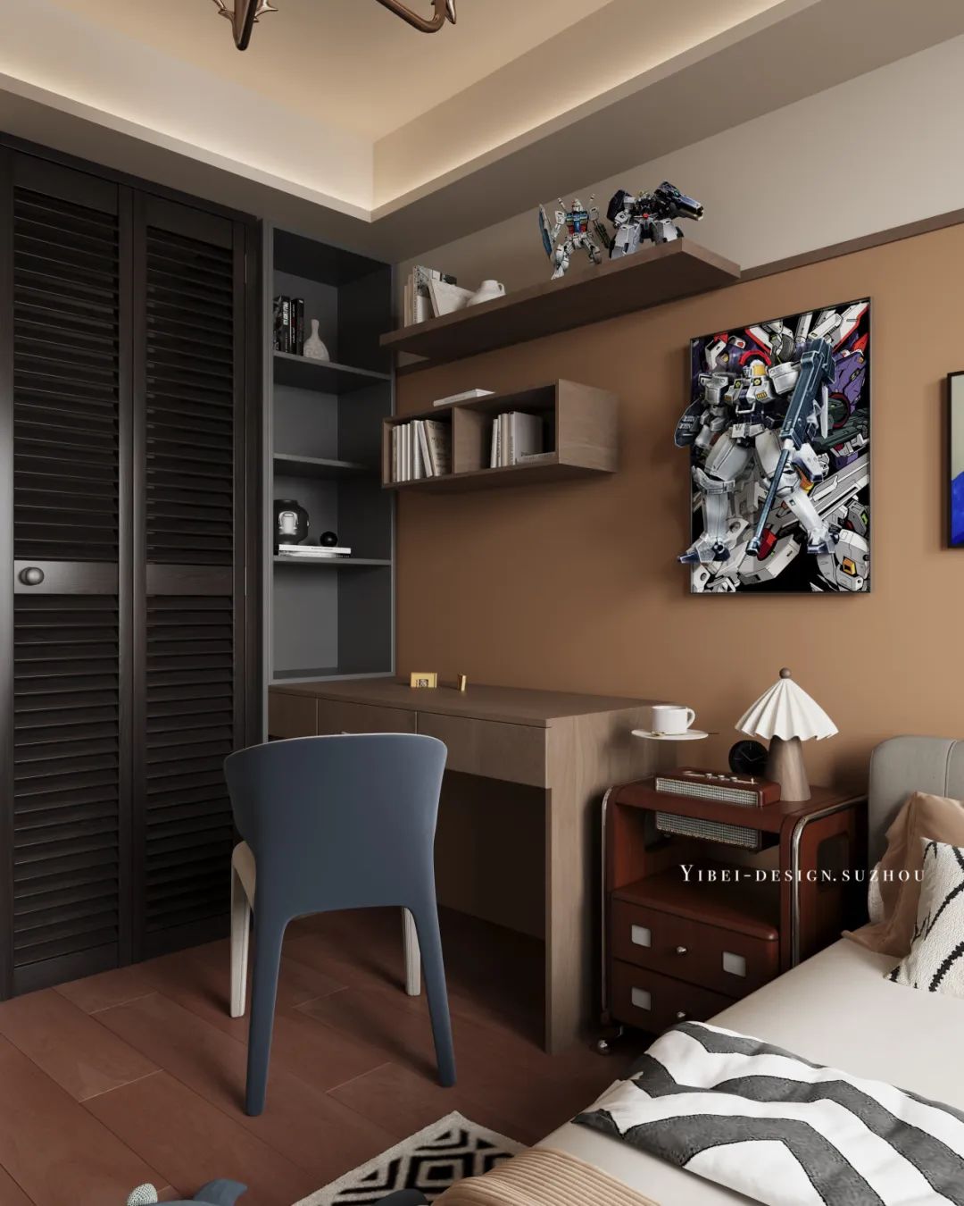 岁月沉淀的韵味 · 家装设计丨中国苏州丨YIBEI DESIGN-13