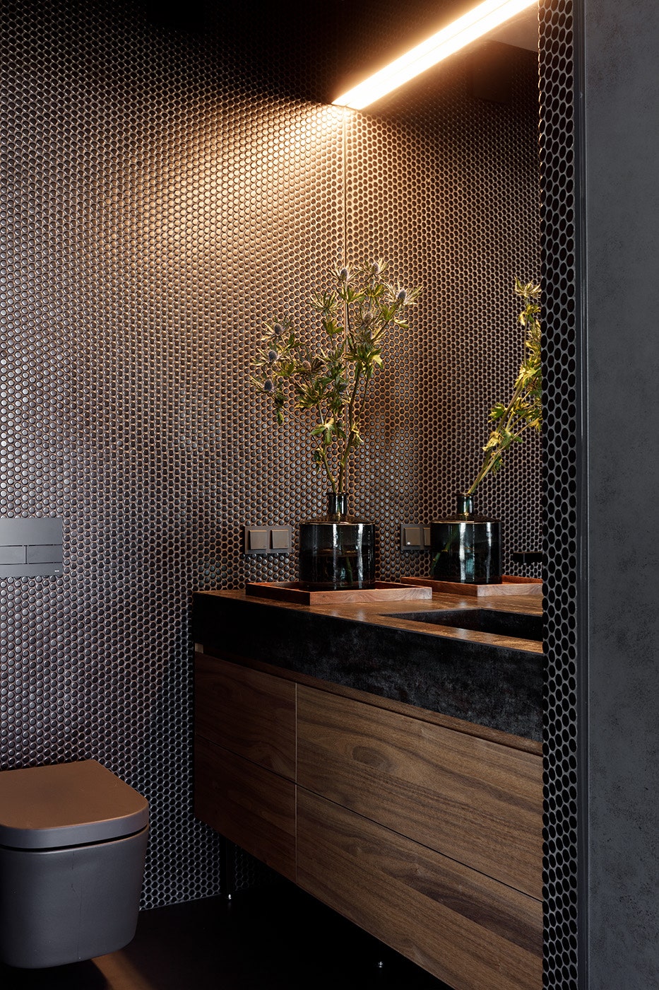 现代极简黑灰公寓 | 设计师伊利亚·泽伊曼的杰作-35