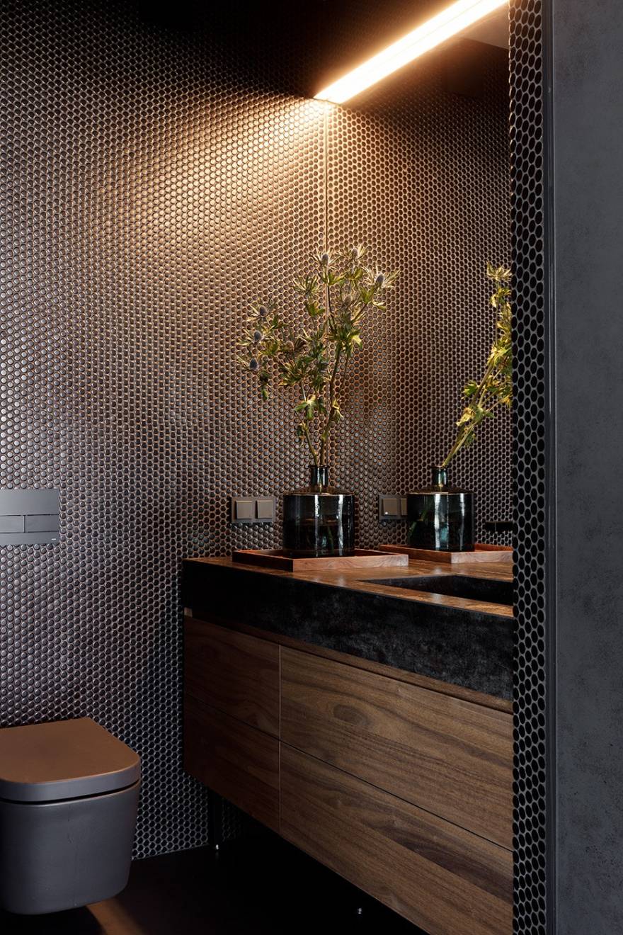 现代极简黑灰公寓 | 设计师伊利亚·泽伊曼的杰作-35