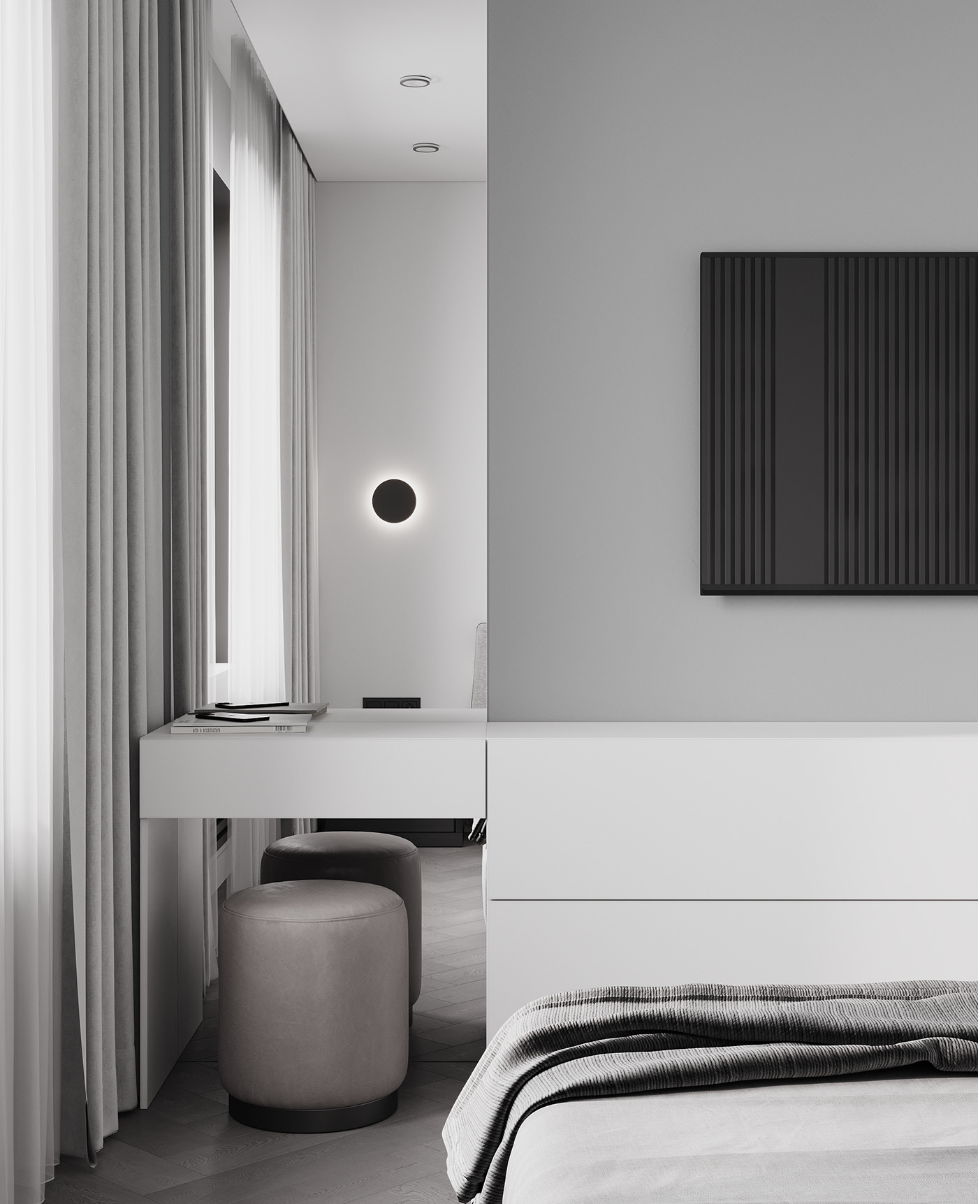 浅色系公寓设计 美的好高级！-25