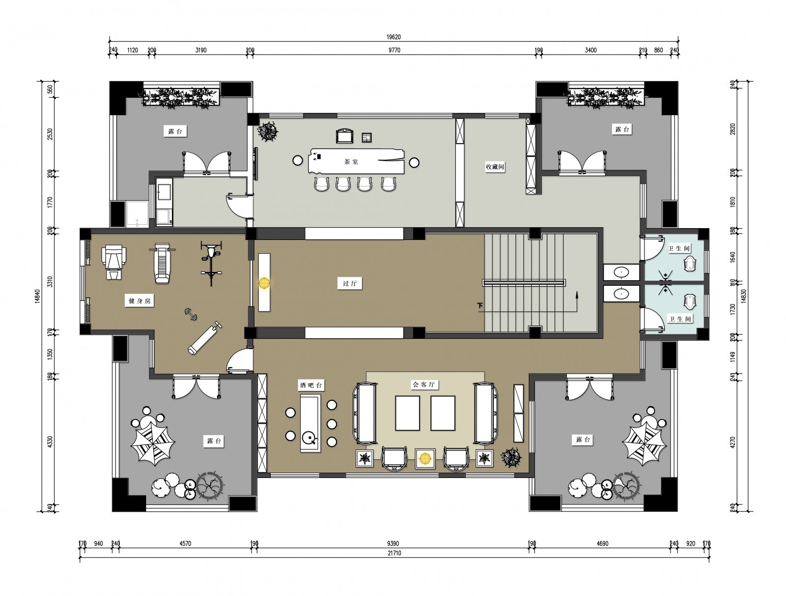 欧式豪宅别墅-30