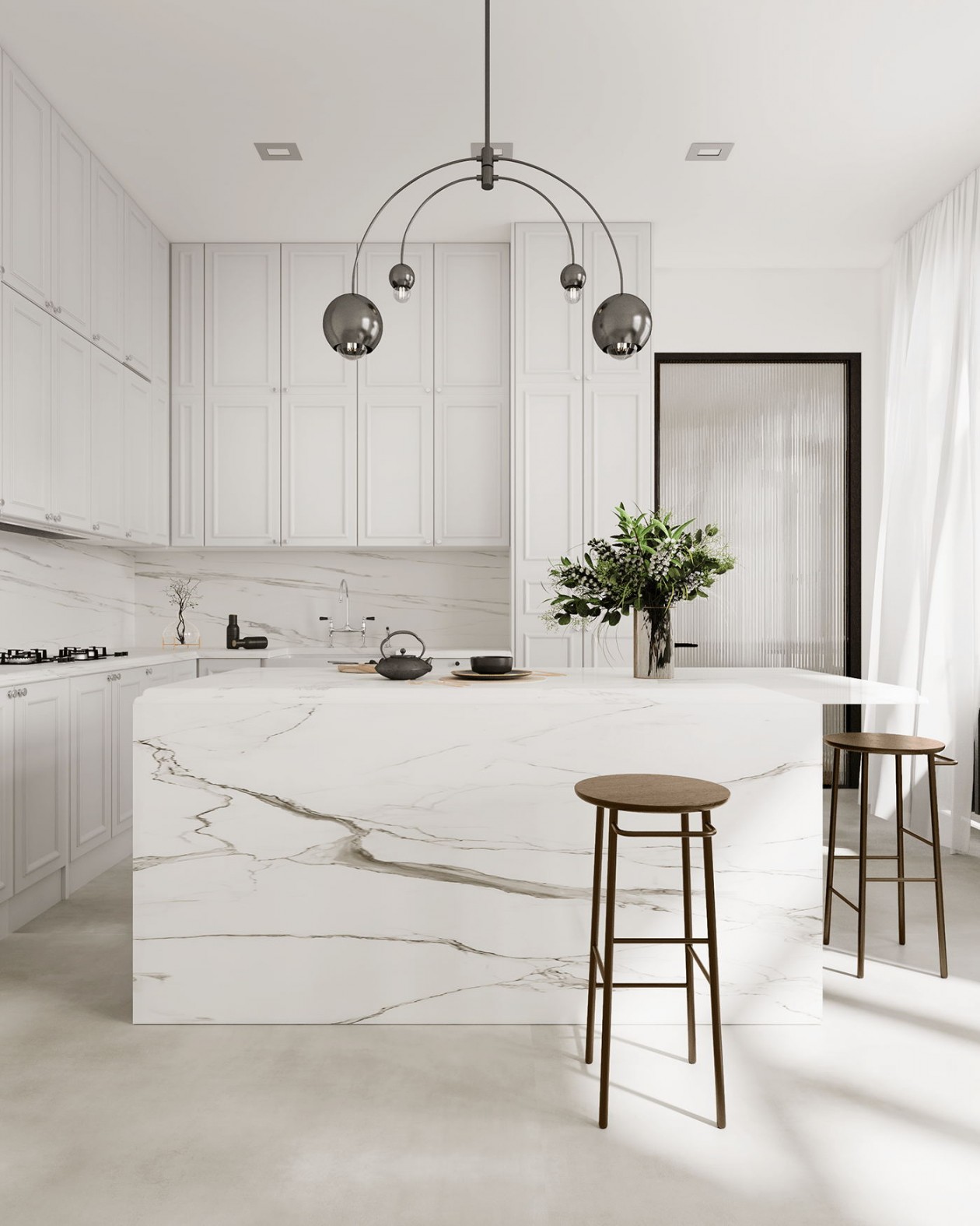 白色系 简洁而舒适的公寓-5