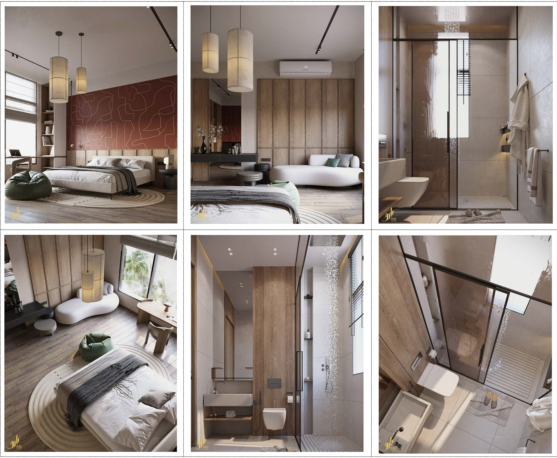 A·A 现代别墅室内设计丨沙特阿拉伯丨Bariq Consultants-53