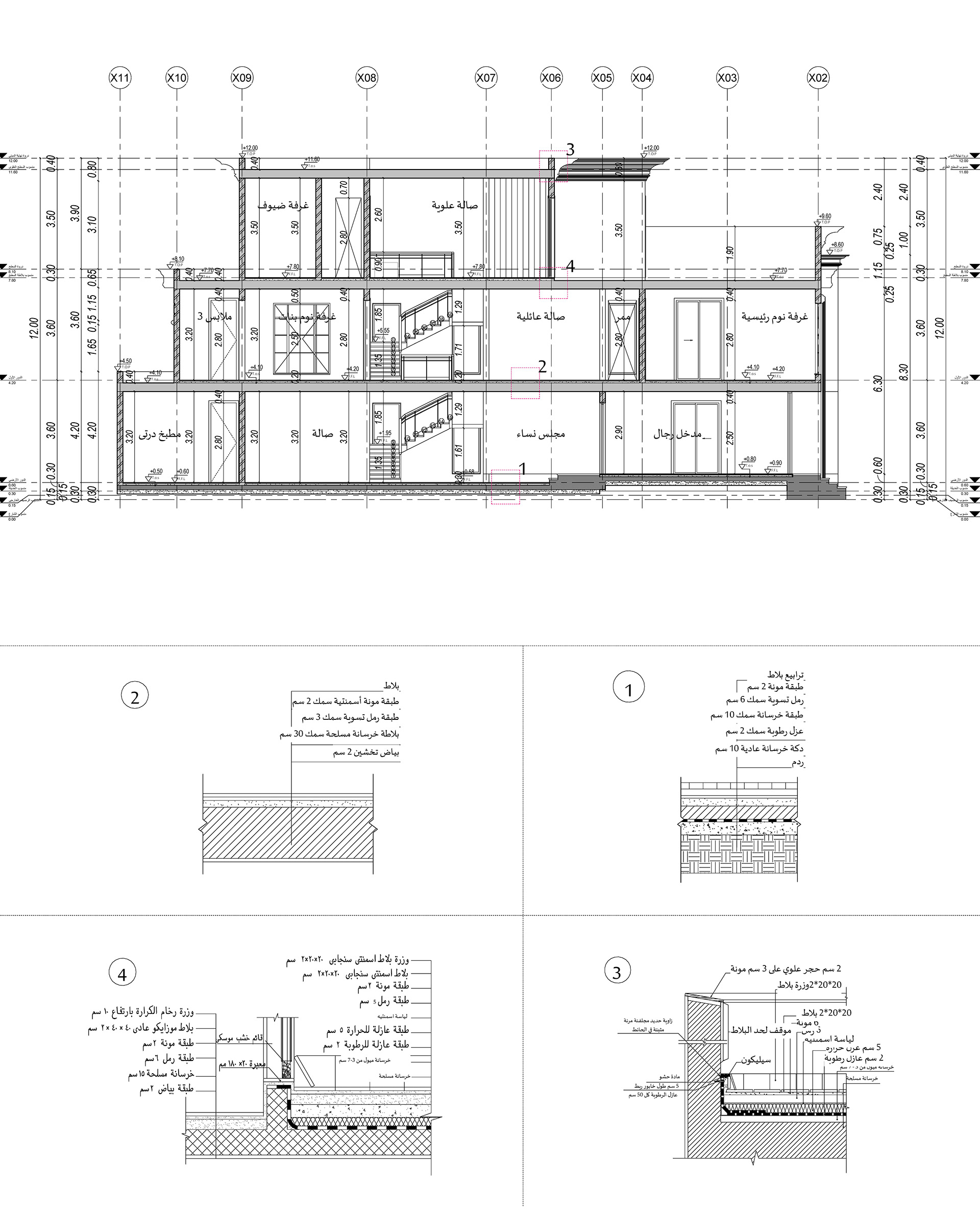 M·K· Classic Villa 室内外设计丨沙特阿拉伯丨Bariq Consultants-24