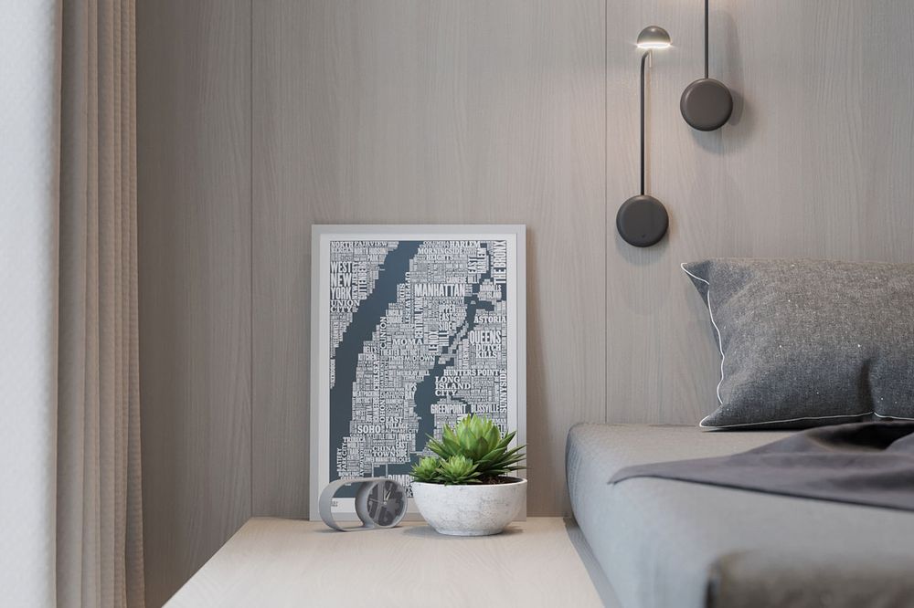 灰与橙的和谐演绎·国外简约主义住宅  Zooi Design-13