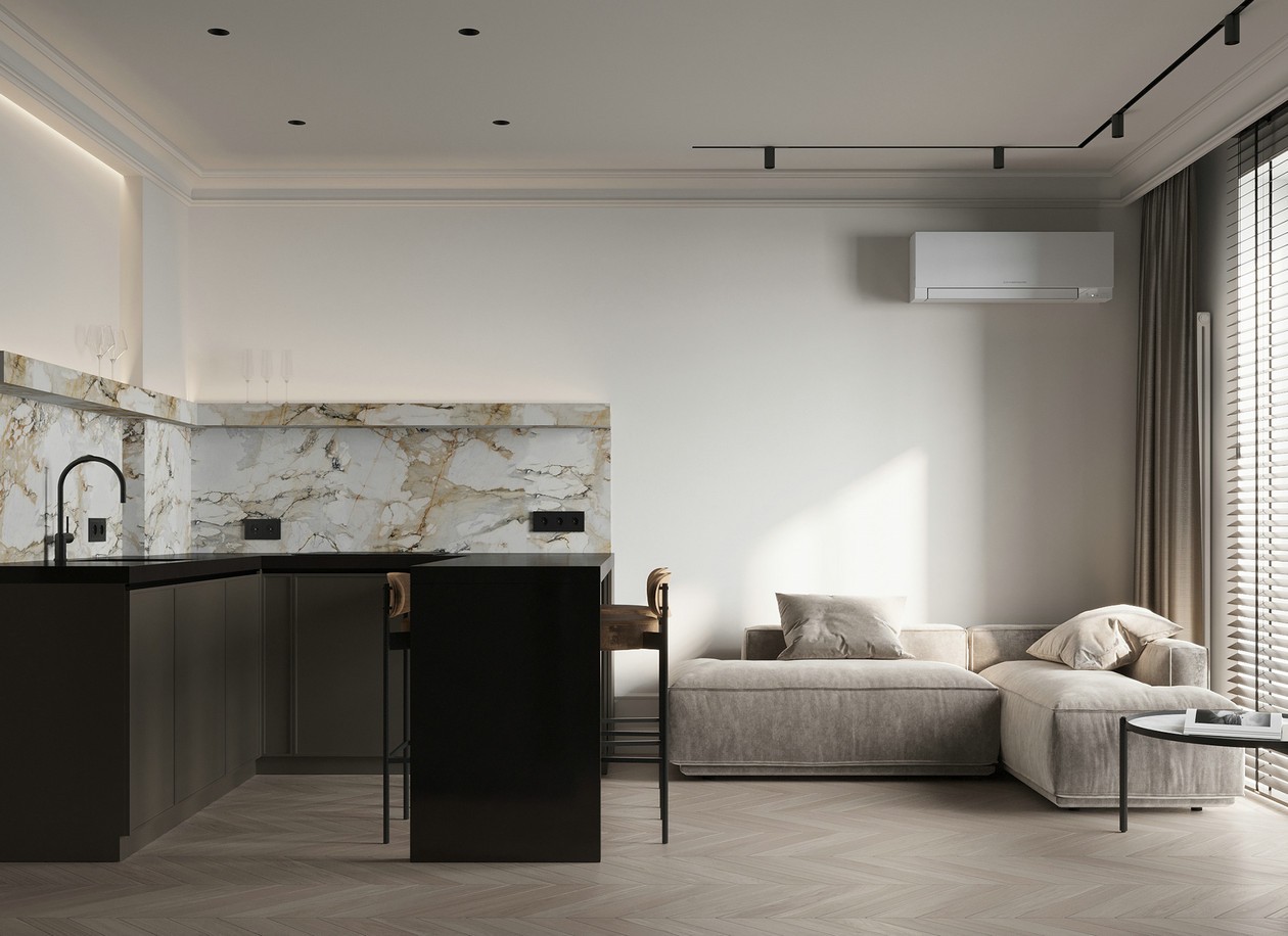 浅色系小空间公寓设计-4