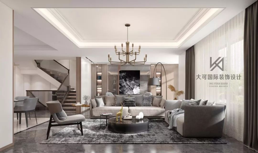 《现代生活—简与繁》外滩首府 380㎡叠墅，现代风格演绎生活美学-22