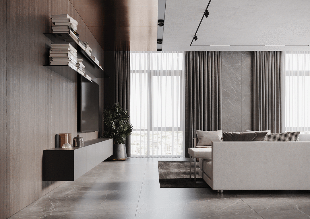 轻奢大平层 · 单身男士的温馨之家丨乌克兰基辅丨NOM BUREAU-47