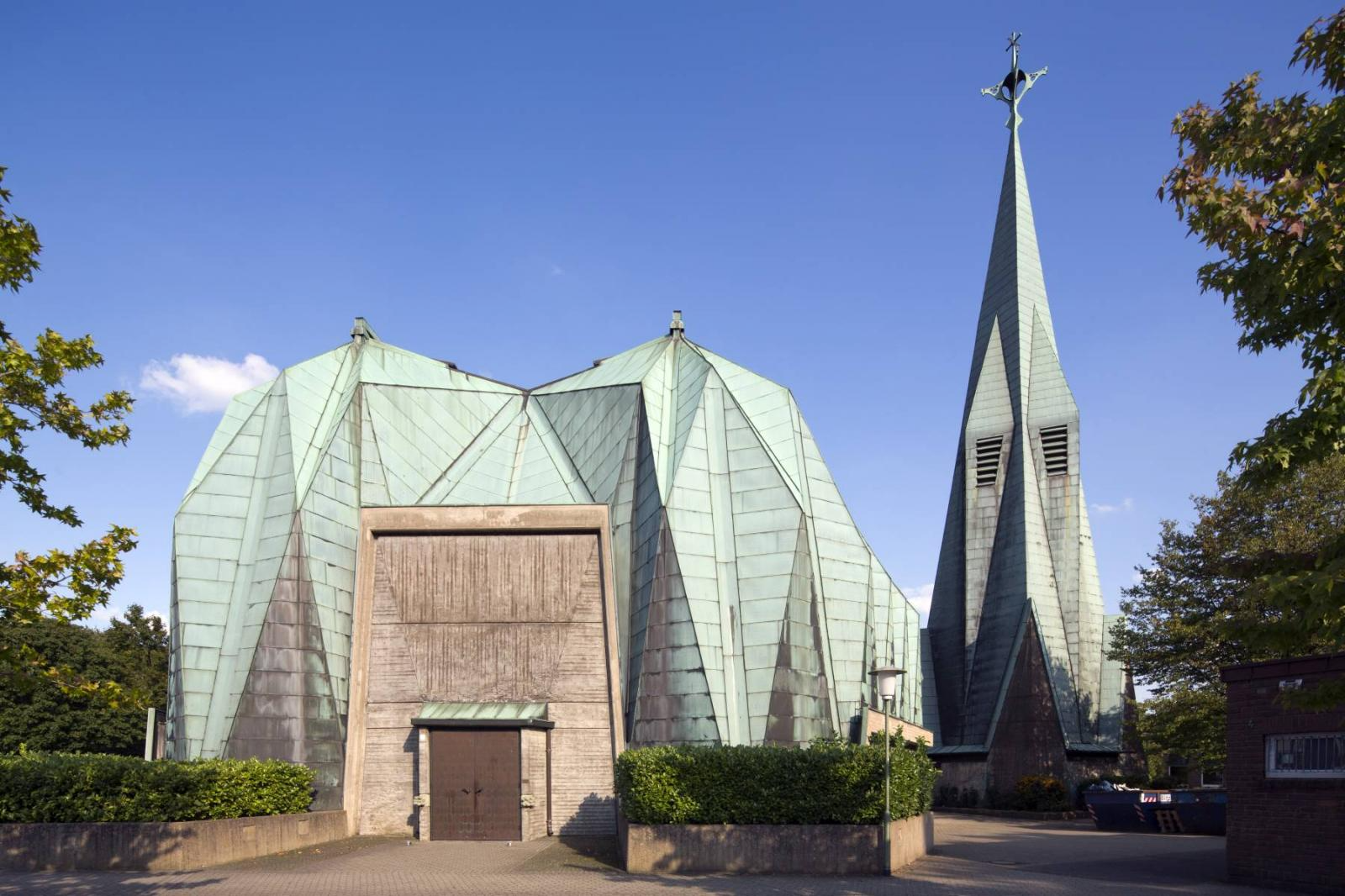 Fritz Schaller 的现代主义宗教建筑 | St. Paulus Neuss 教堂与 Trauerhalle Melaten-Friedhof 殡仪馆-9